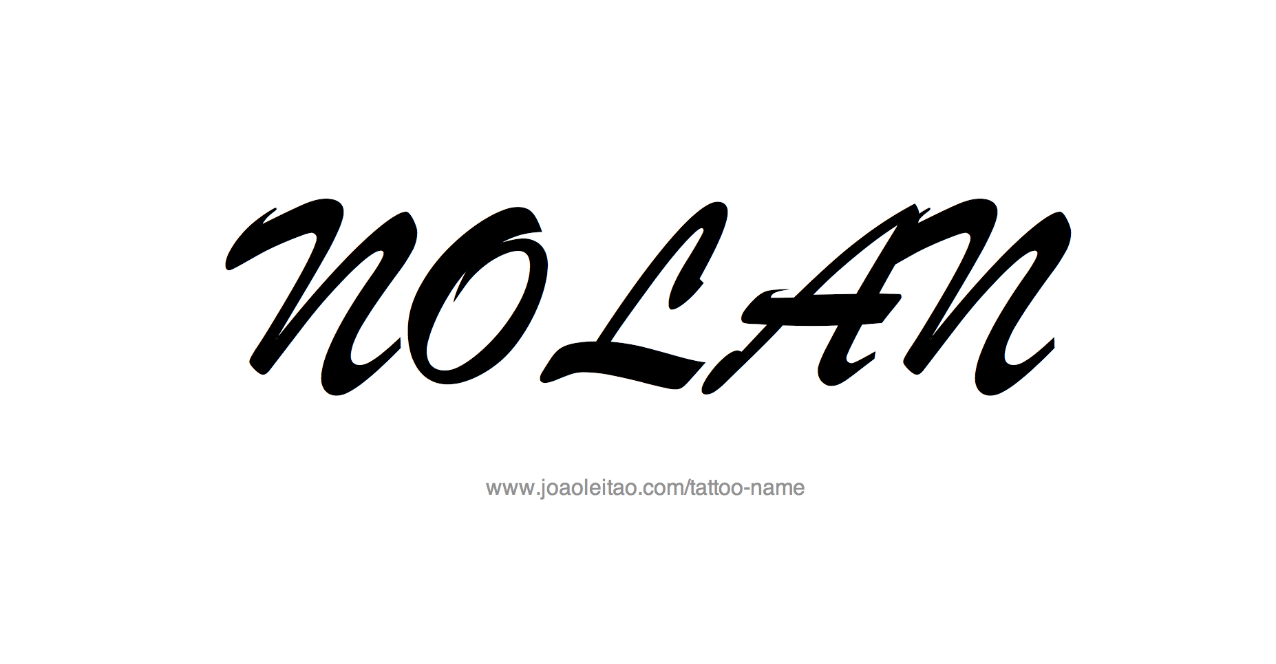 Tattoo Design Name Nolan 