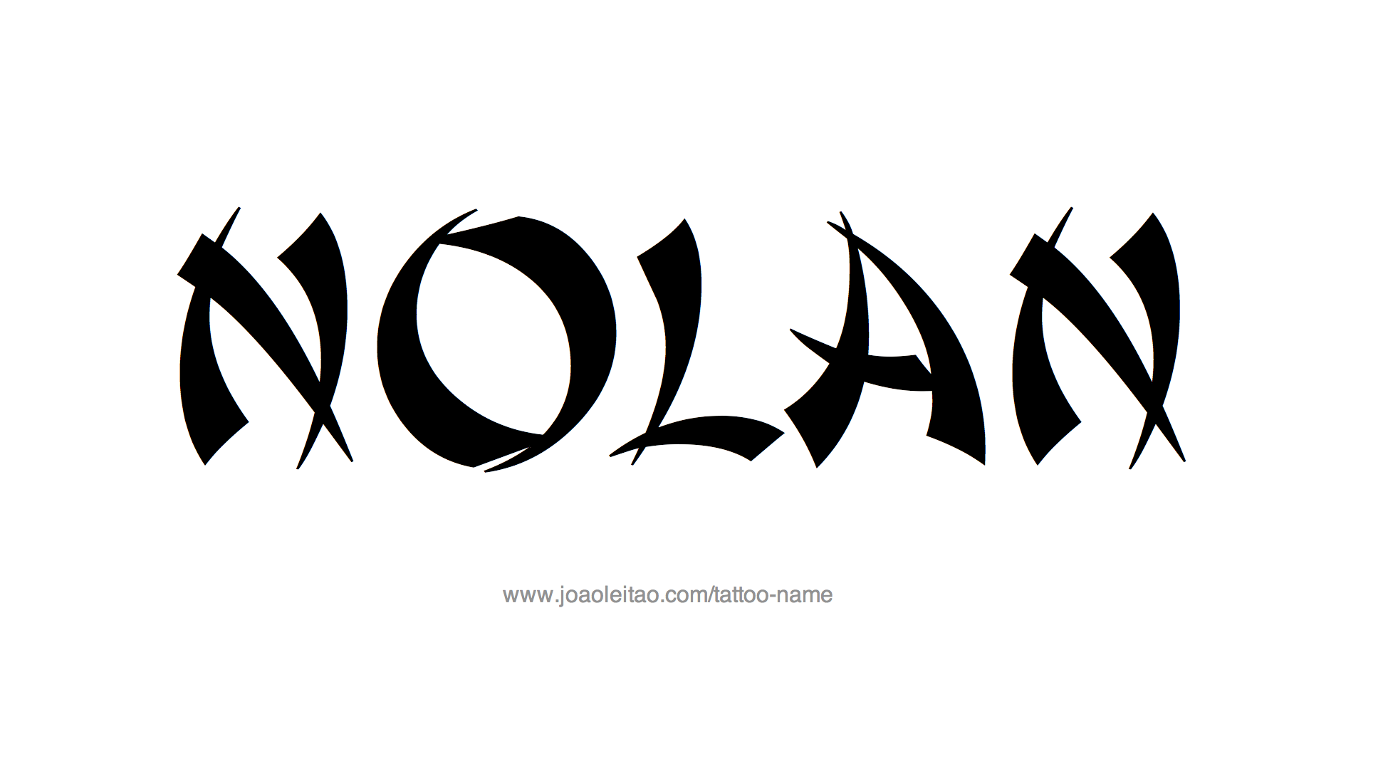Tattoo Design Name Nolan 