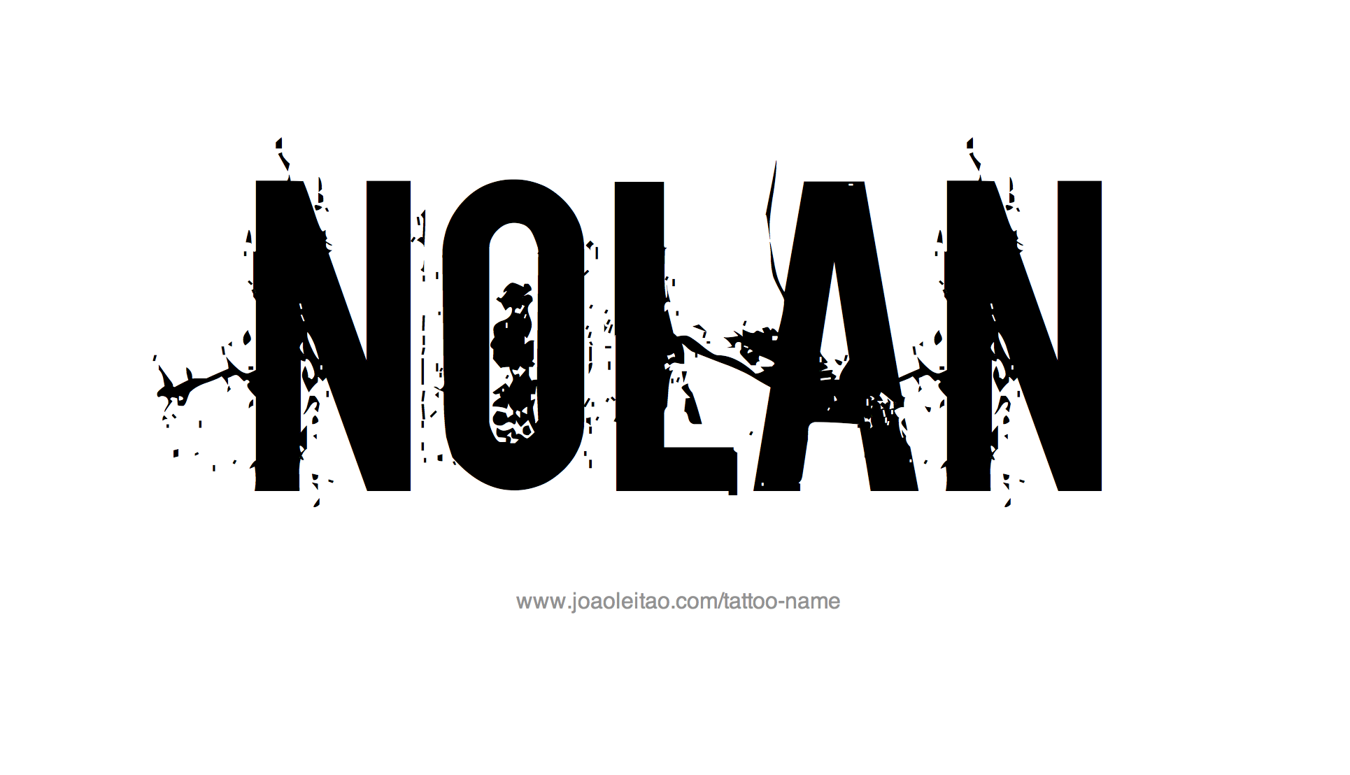 Tattoo Design Name Nolan 