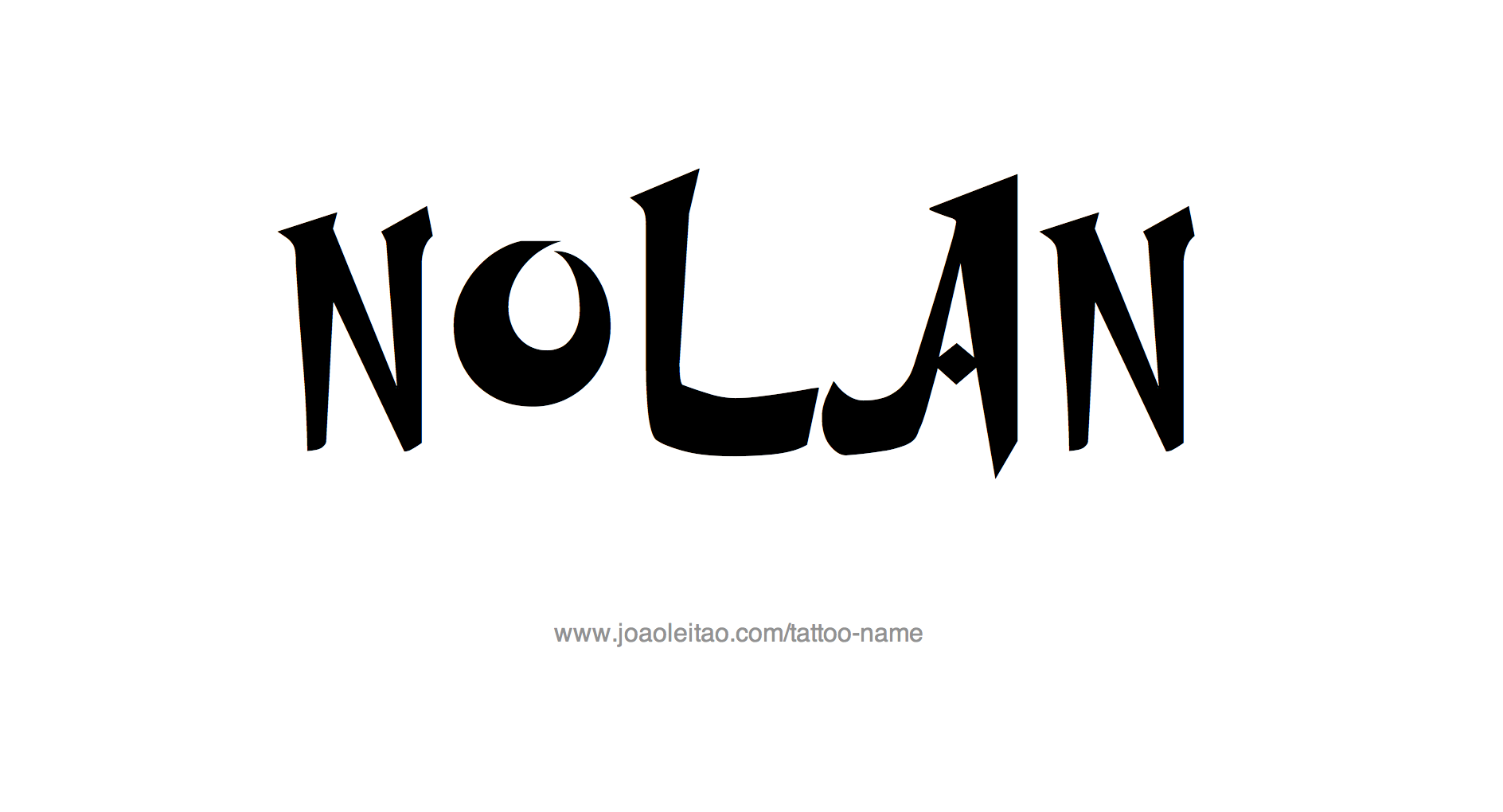Tattoo Design Name Nolan 