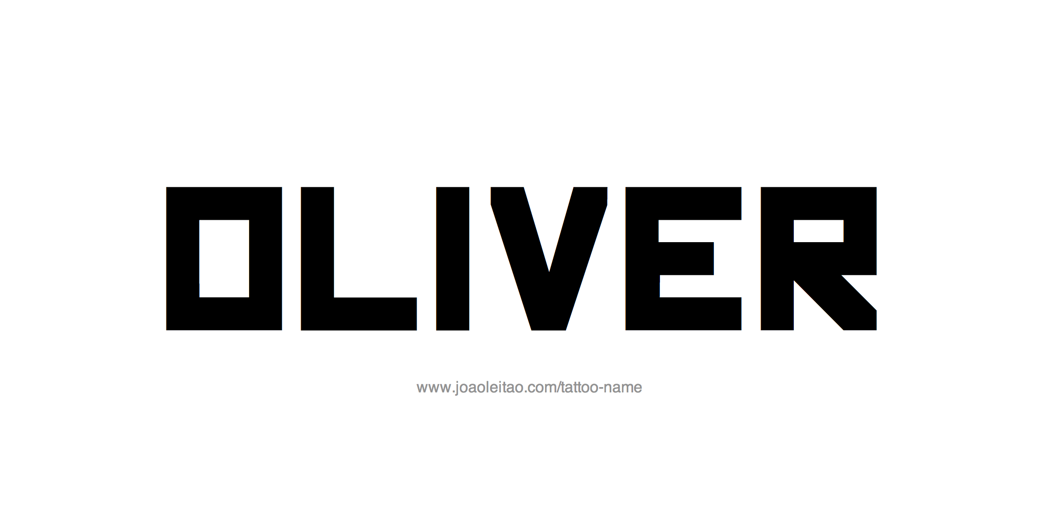 Tattoo Design Name Oliver 