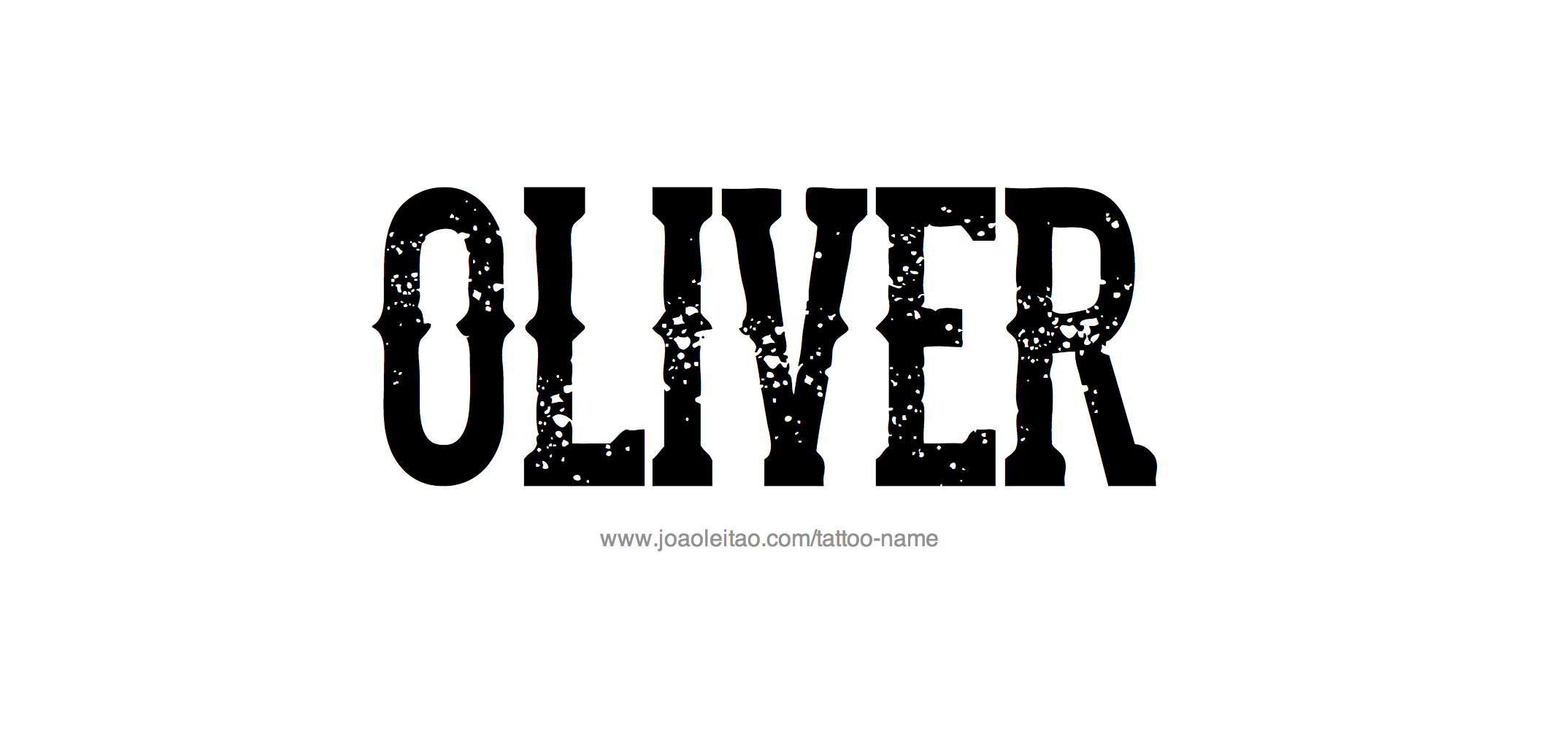 Tattoo Design Name Oliver 