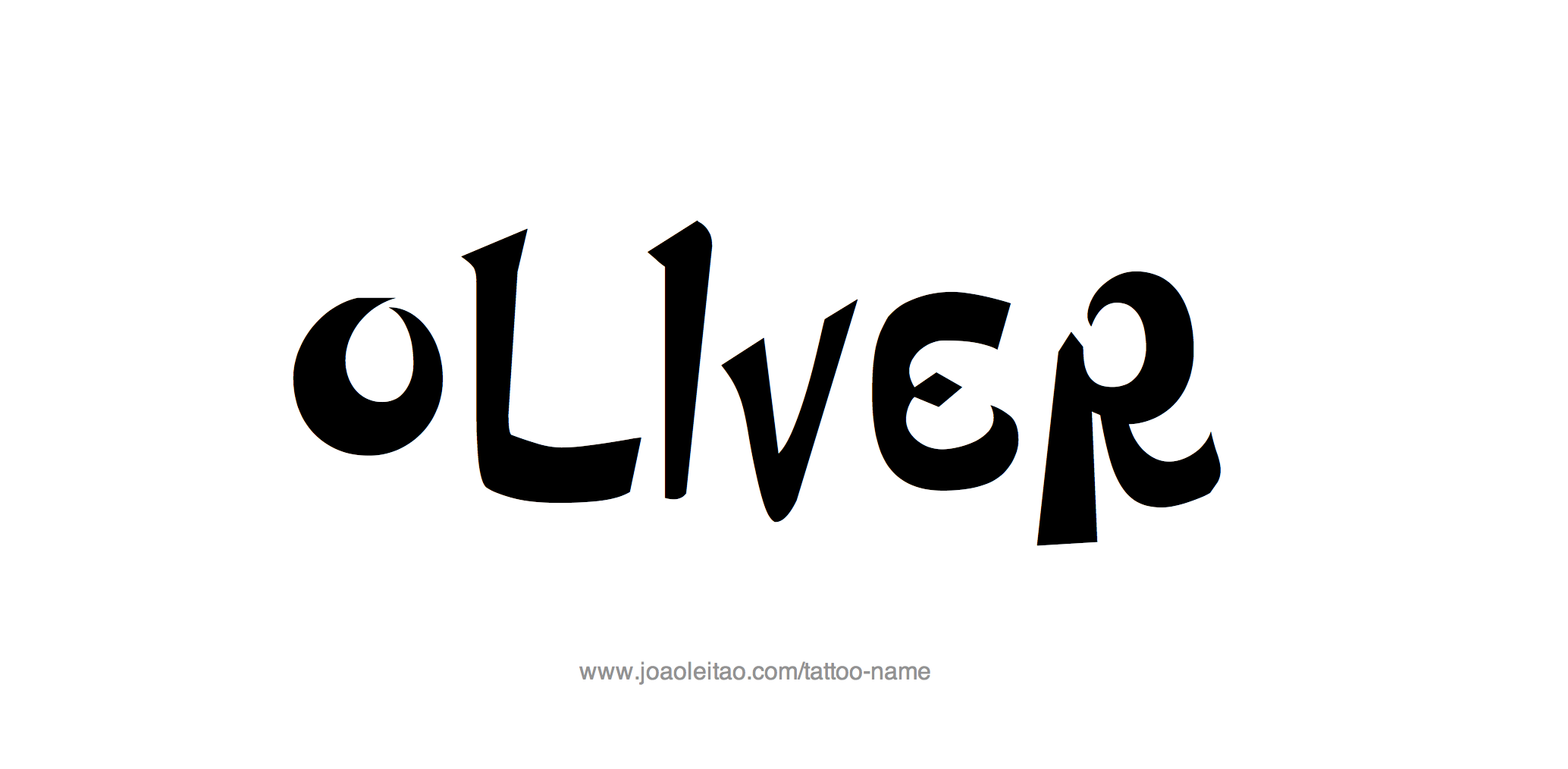 Tattoo Design Name Oliver 