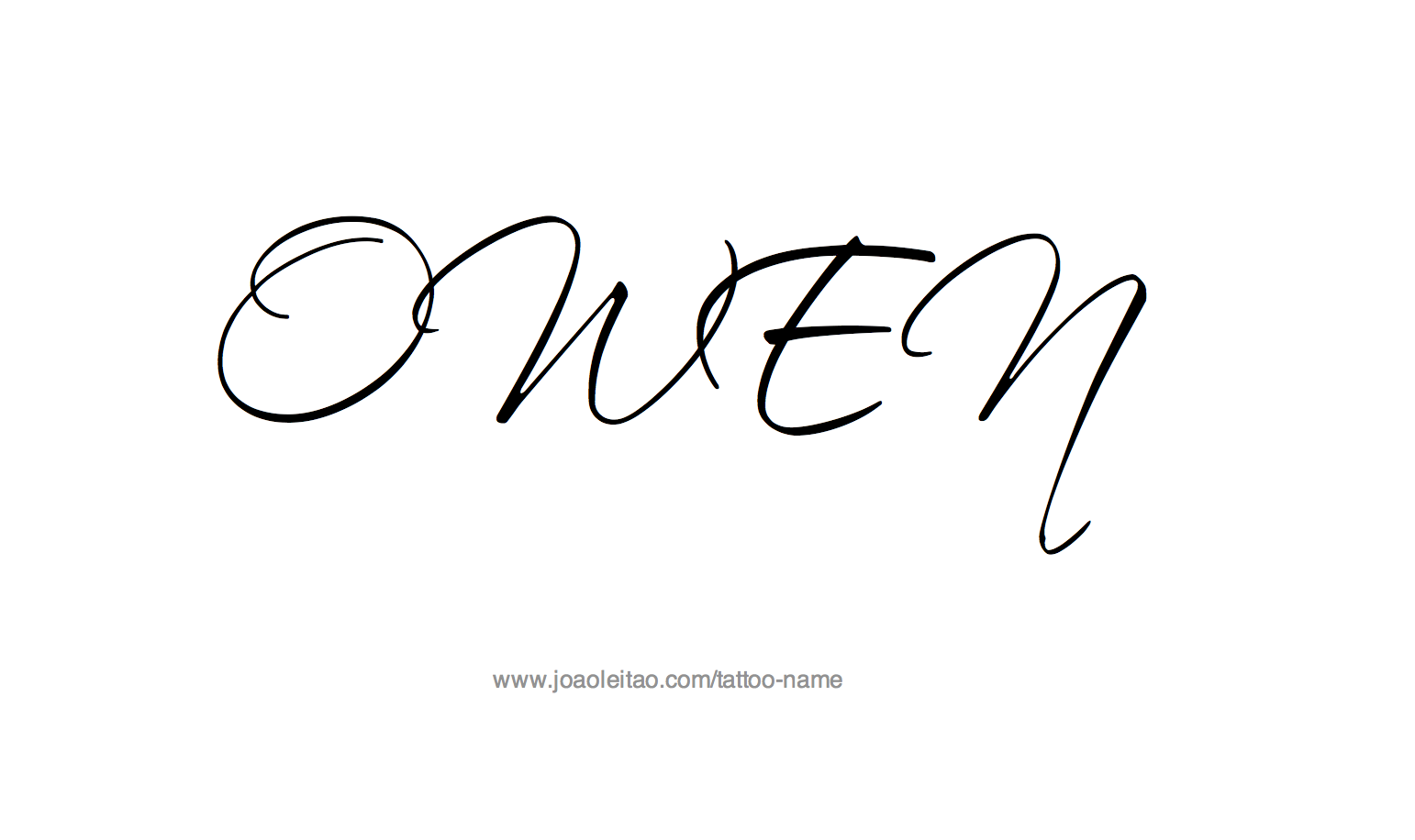 Tattoo Design Name Owen 