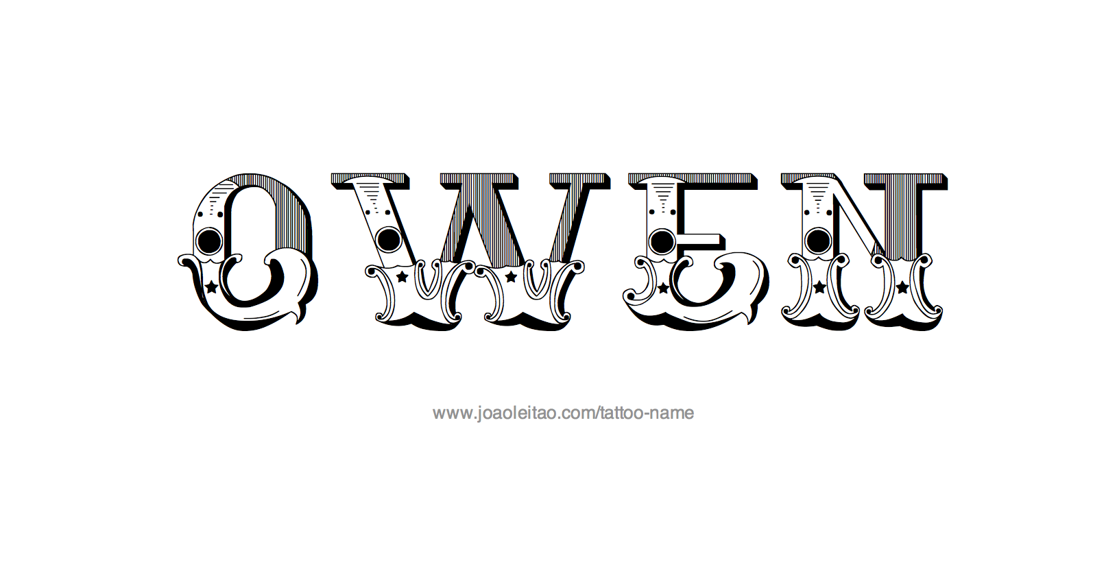 Tattoo Design Name Owen 