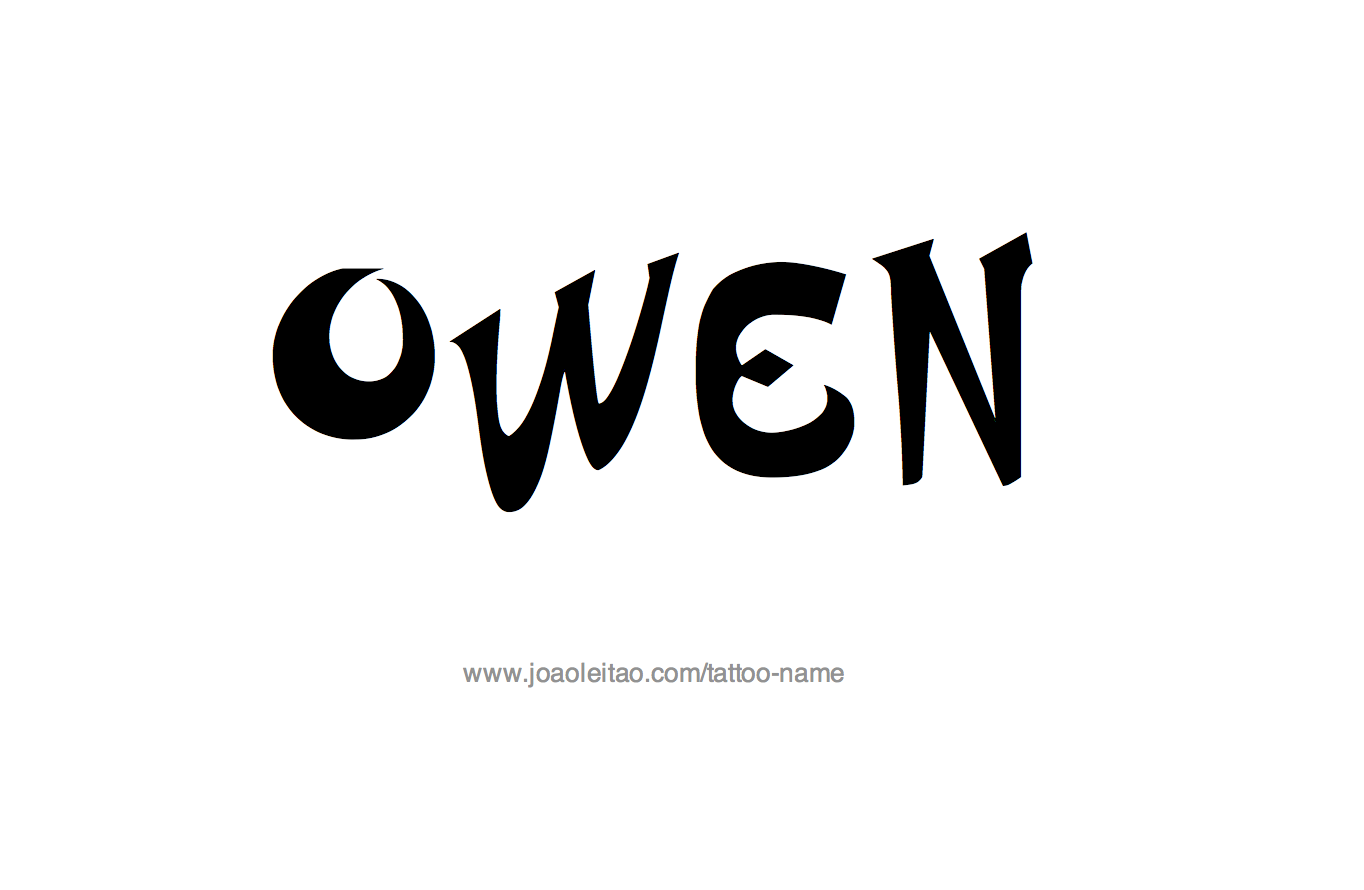 Tattoo Design Name Owen 