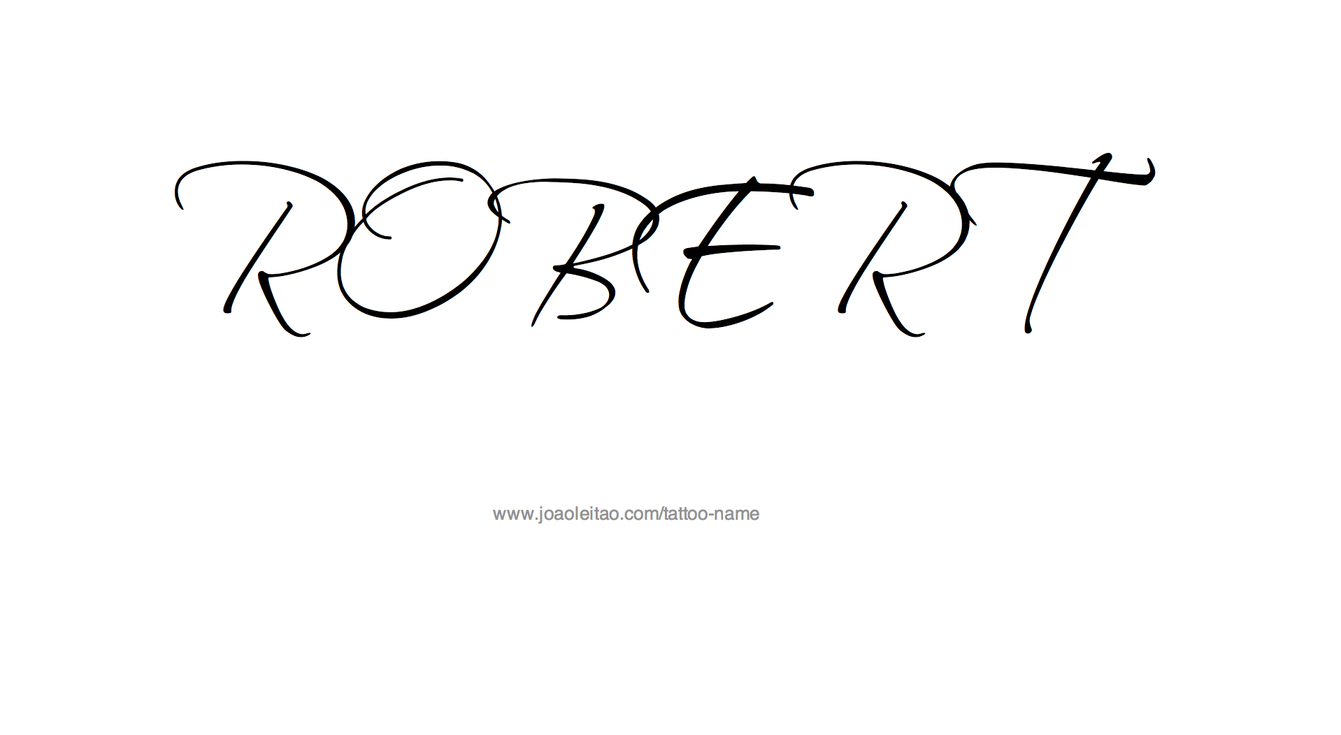 Tattoo Design Name Robert 