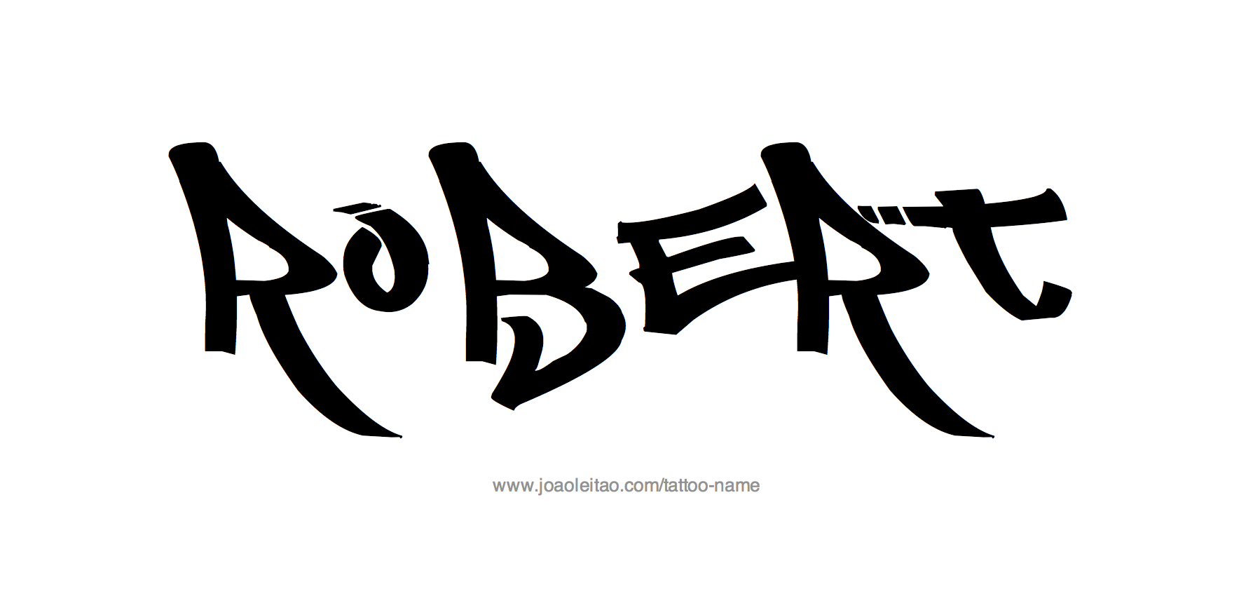 Tattoo Design Name Robert 