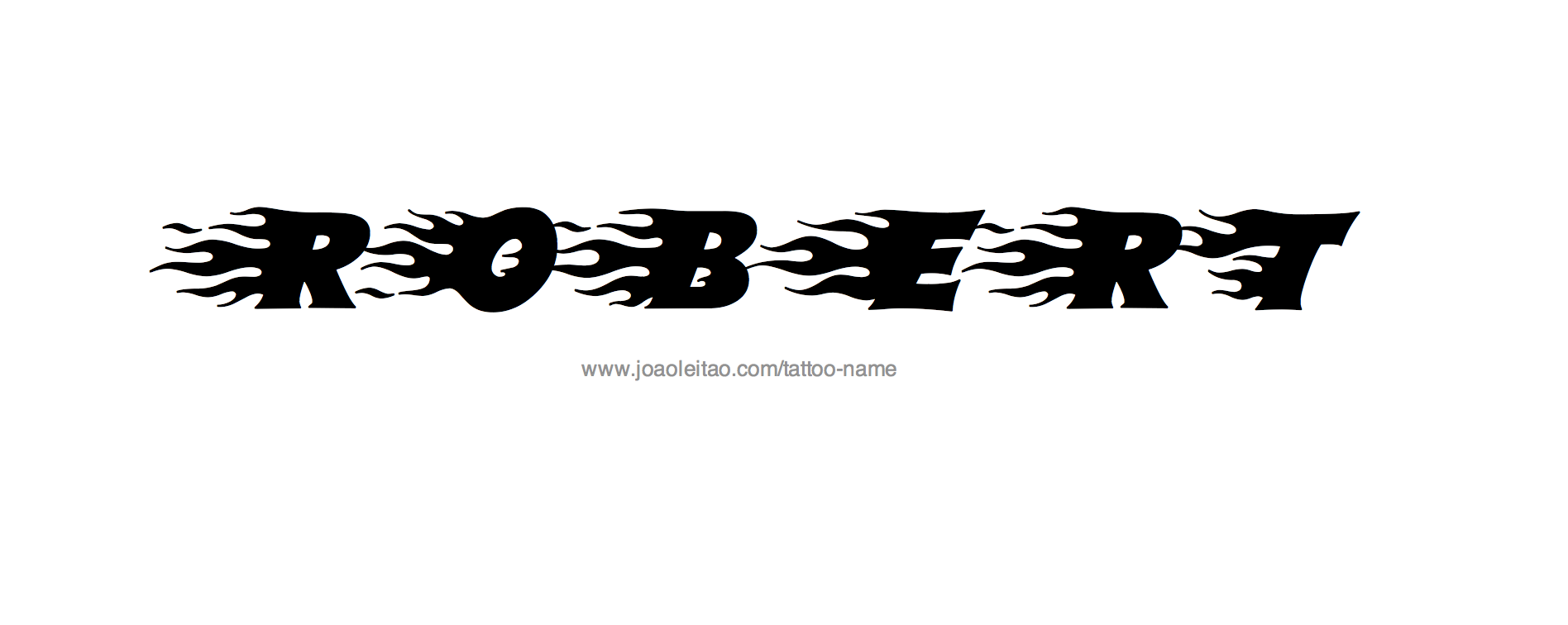 Tattoo Design Name Robert 