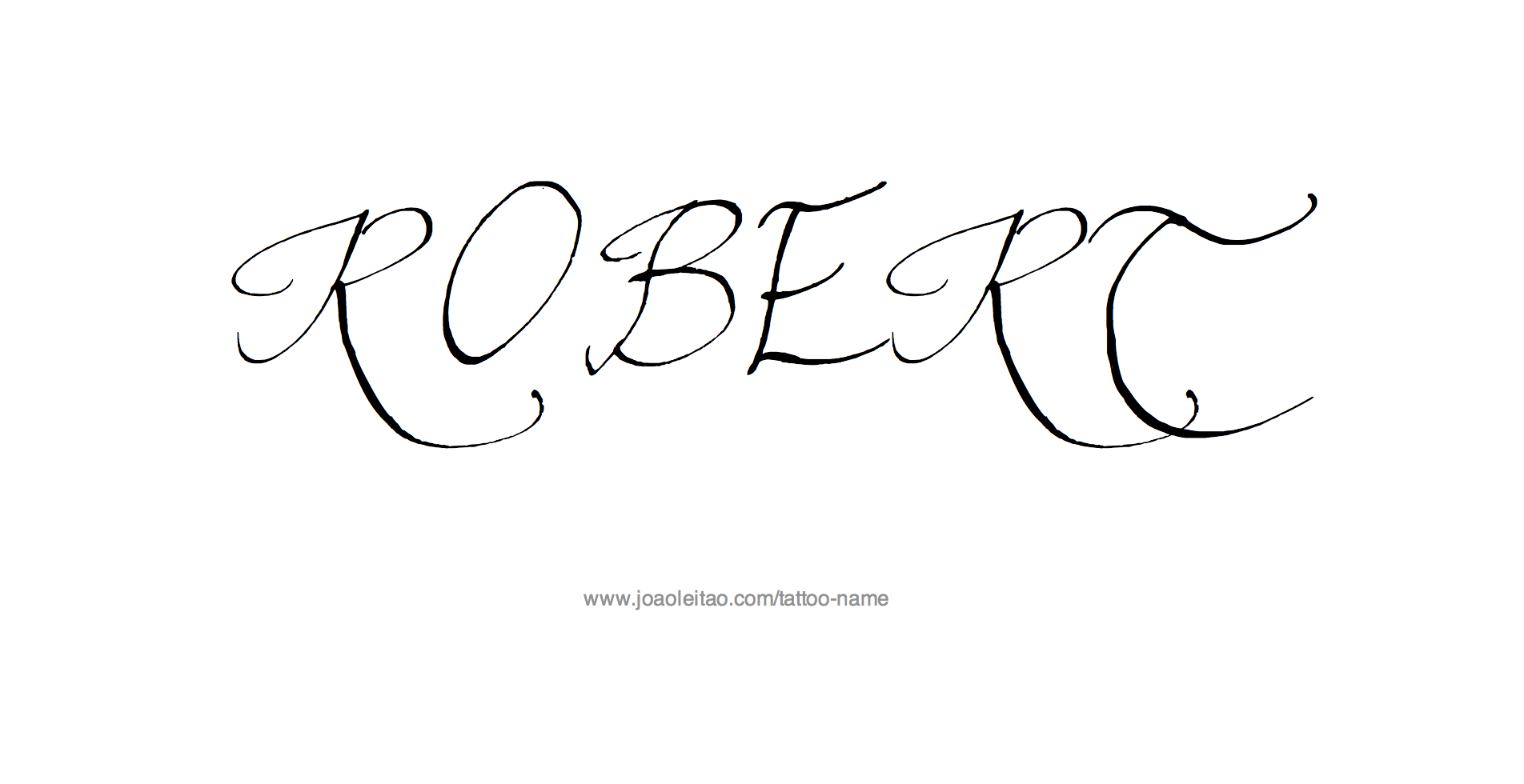 Tattoo Design Name Robert 