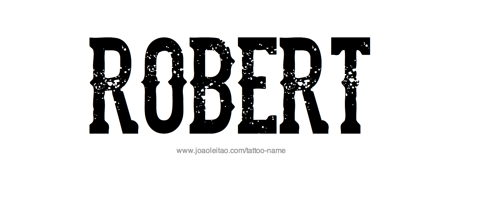 Tattoo Design Name Robert 