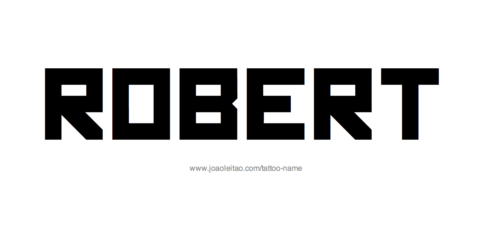 Robert Name Tattoo Designs