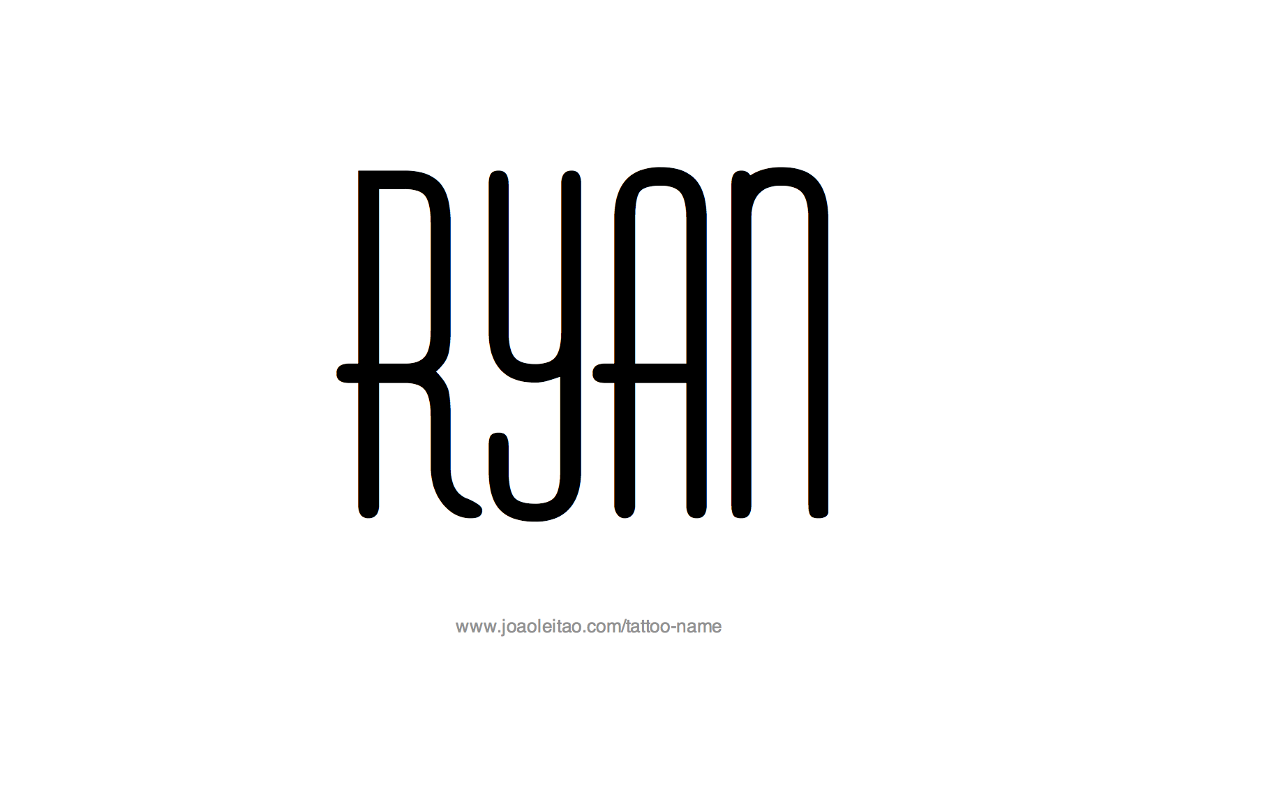 Tattoo Design Name Ryan 