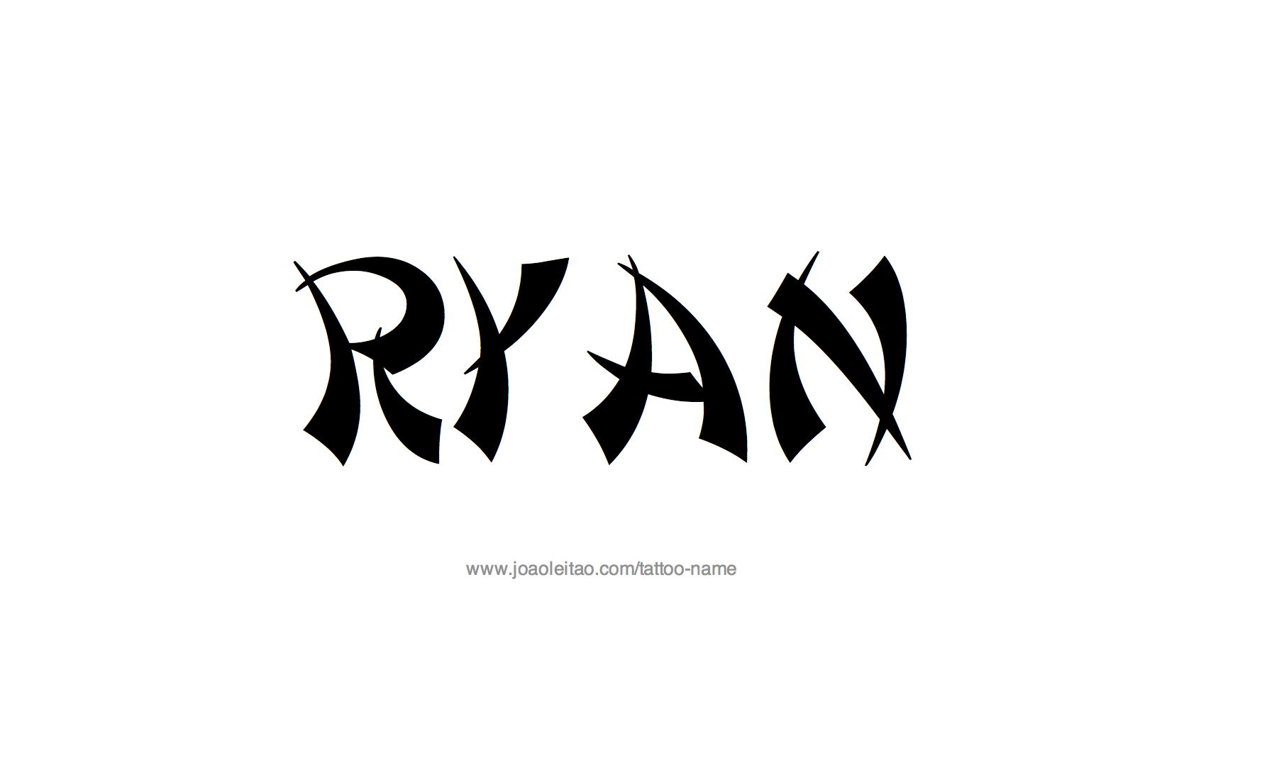 Tattoo Design Name Ryan 