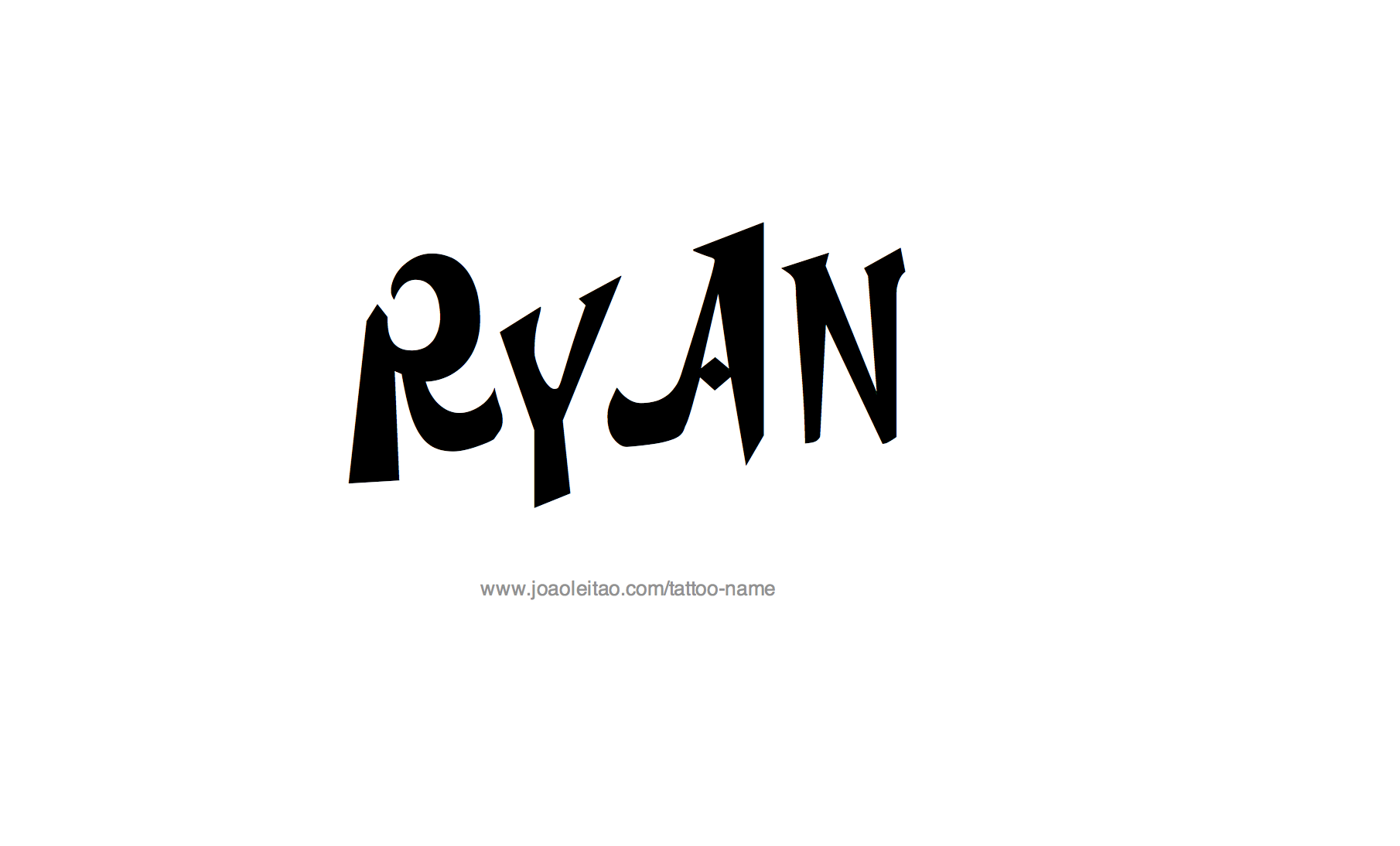 Tattoo Design Name Ryan 