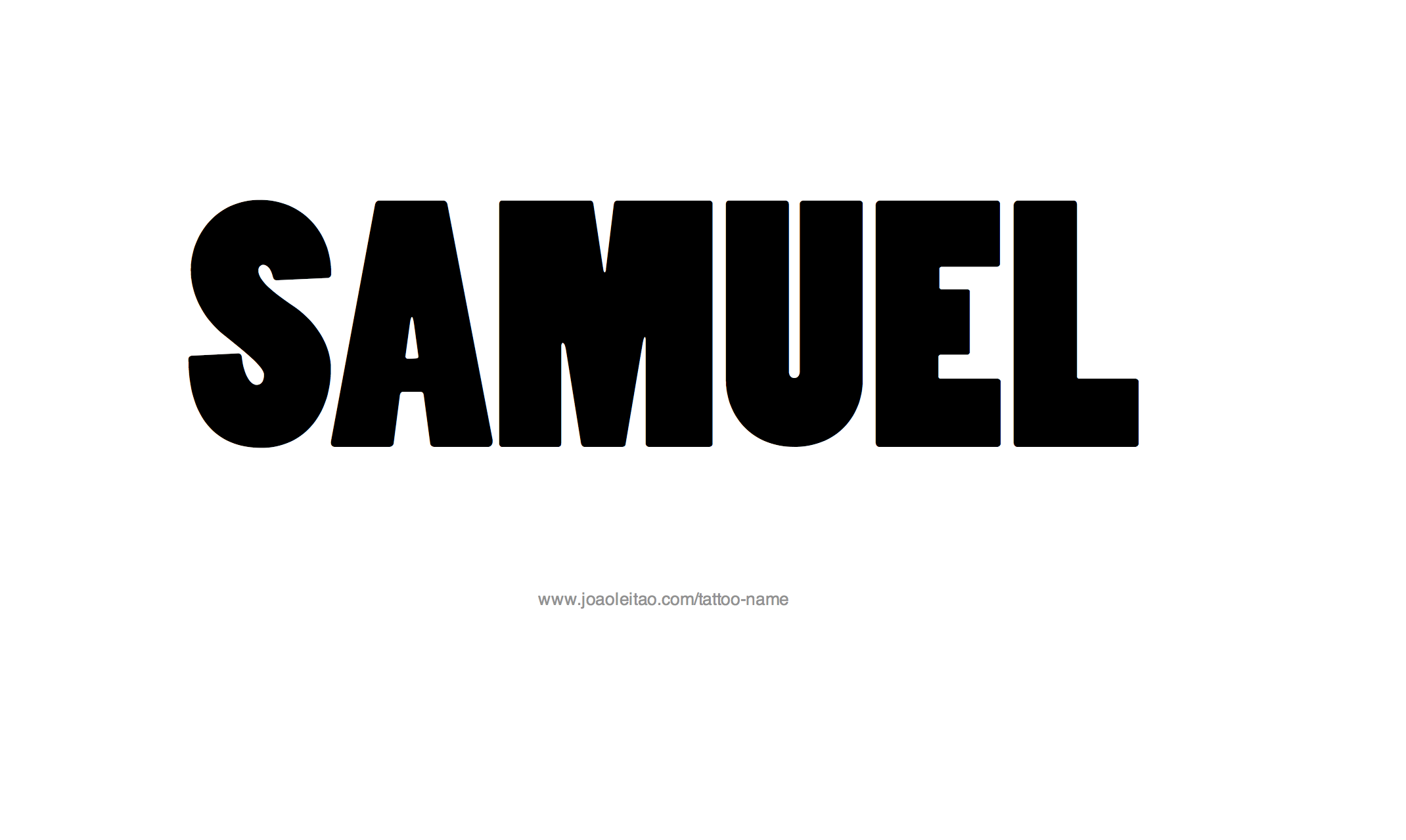Tattoo Design Name Samuel 