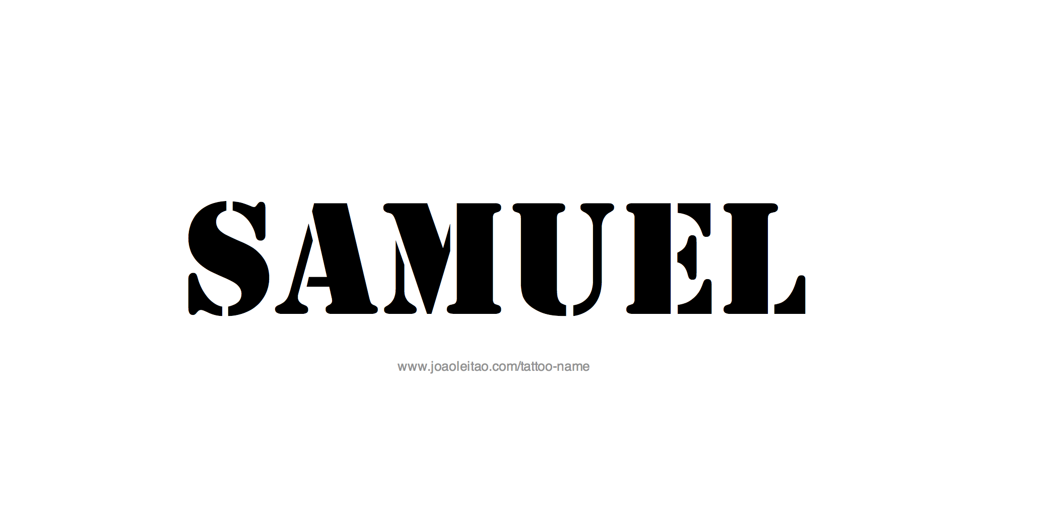 Tattoo Design Name Samuel 