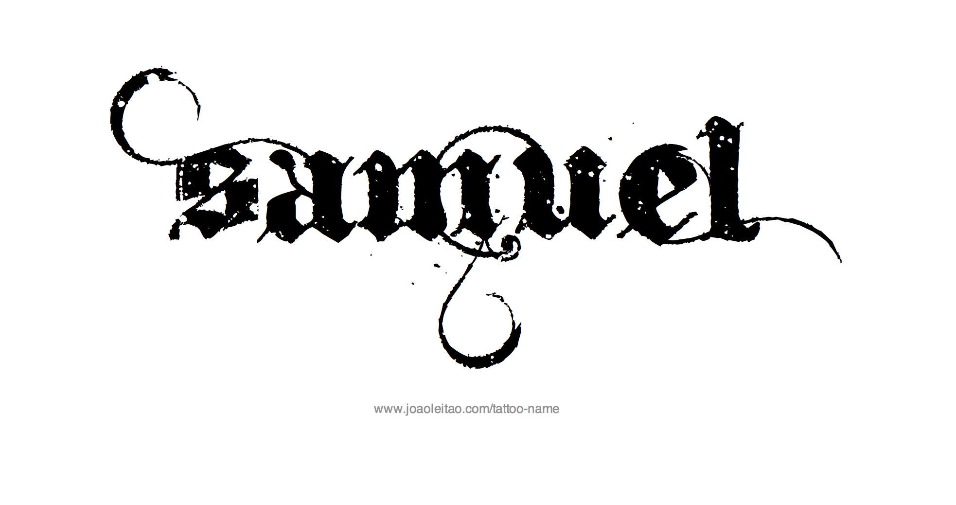 Tattoo Design Name Samuel 