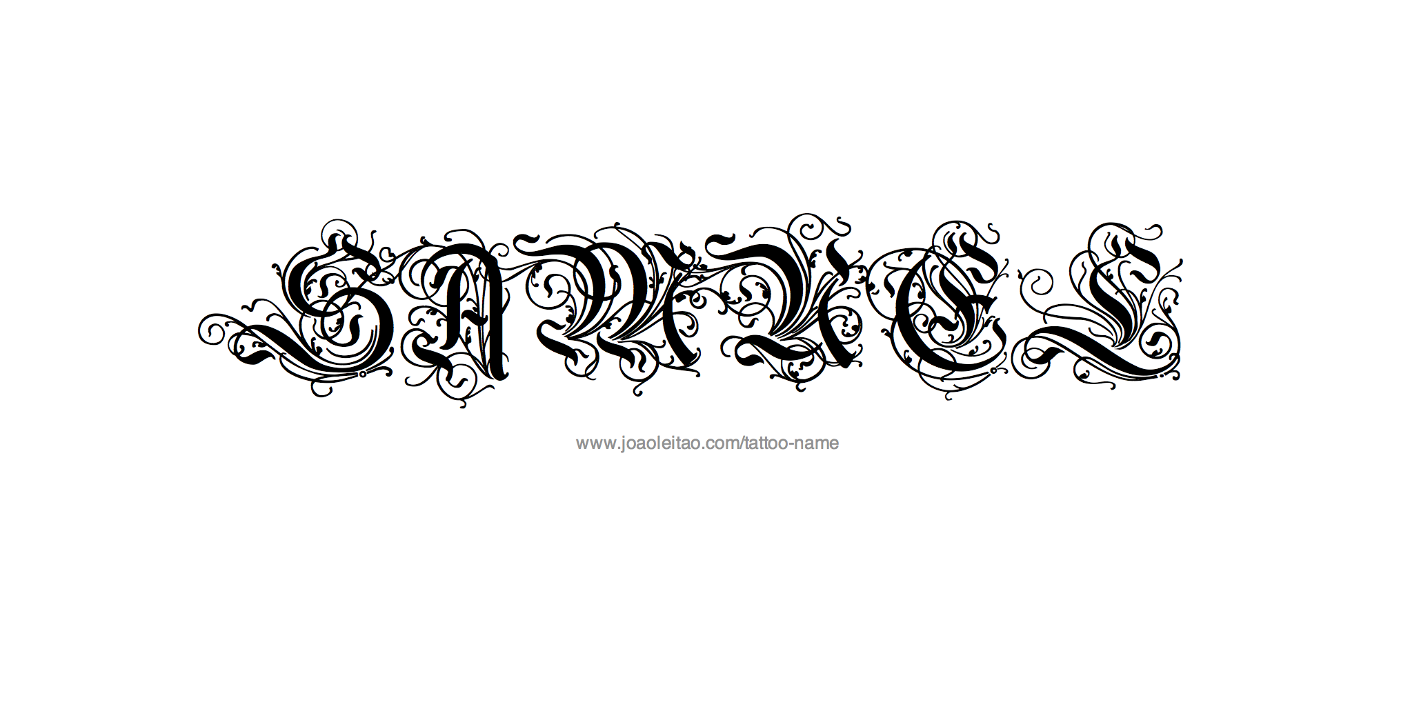 Tattoo Design Name Samuel 