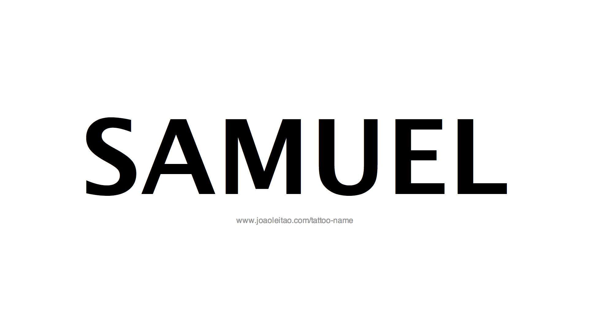 Tattoo Design Name Samuel 