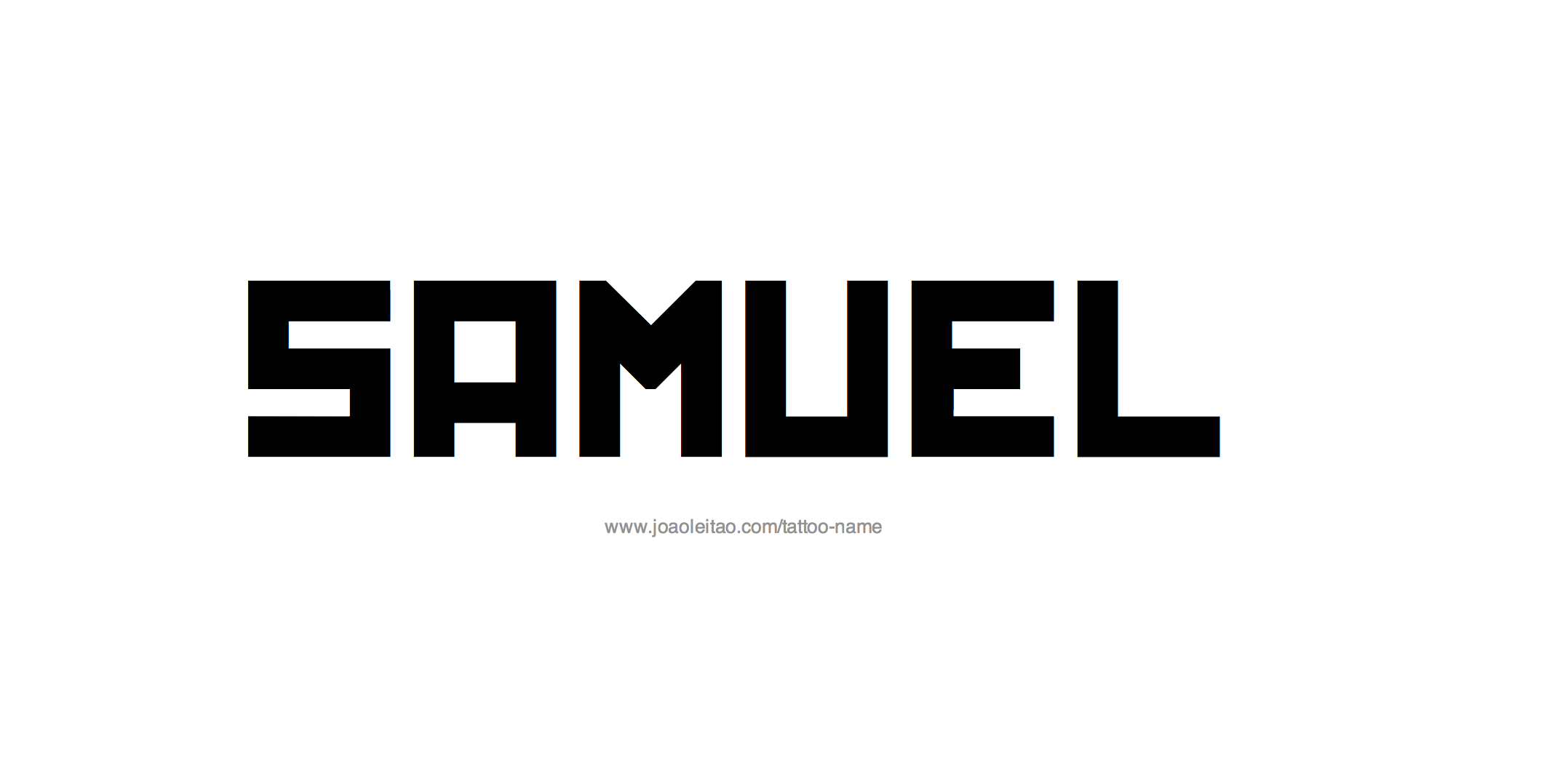 Tattoo Design Name Samuel 