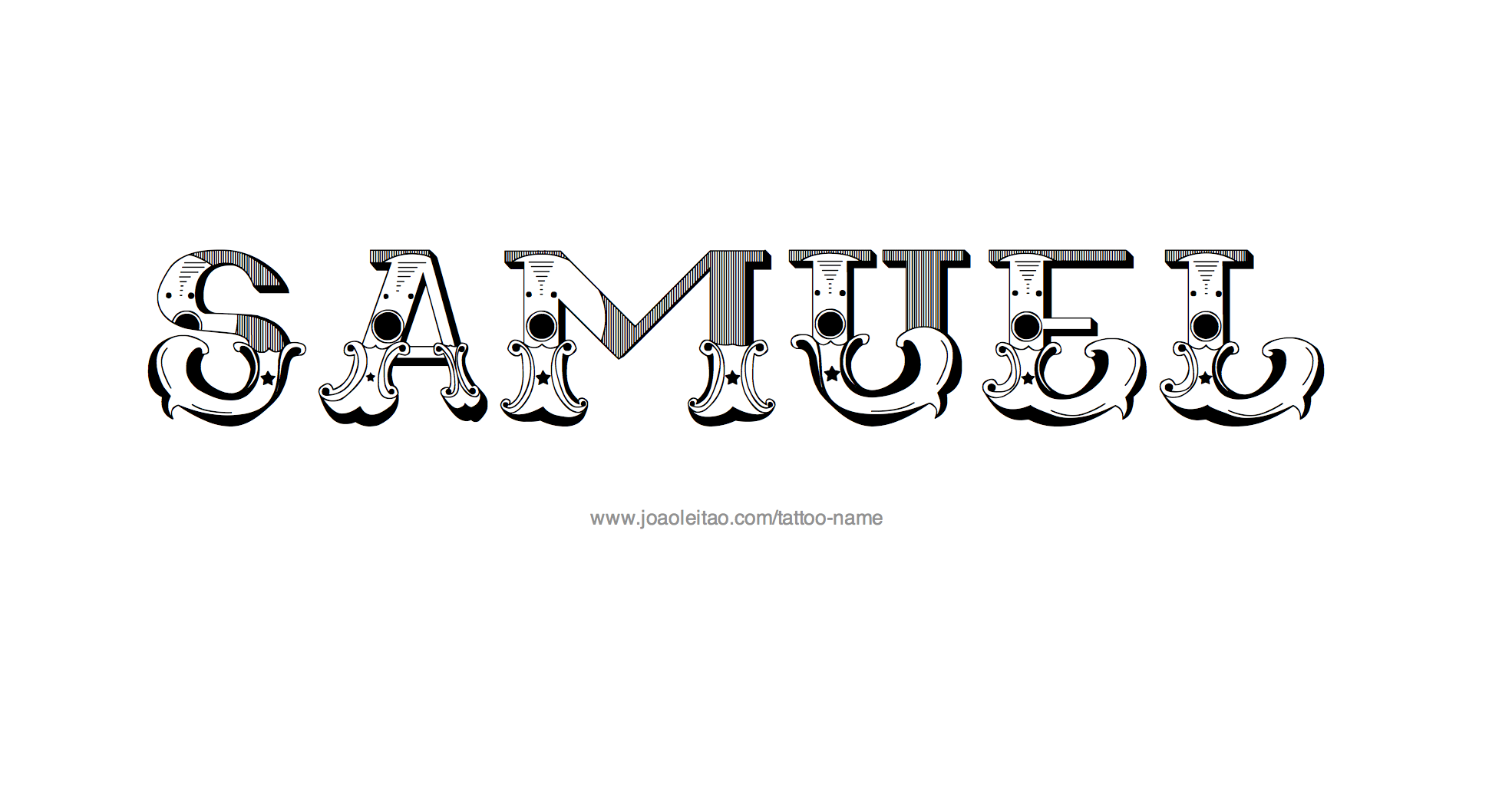 Tattoo Design Name Samuel 