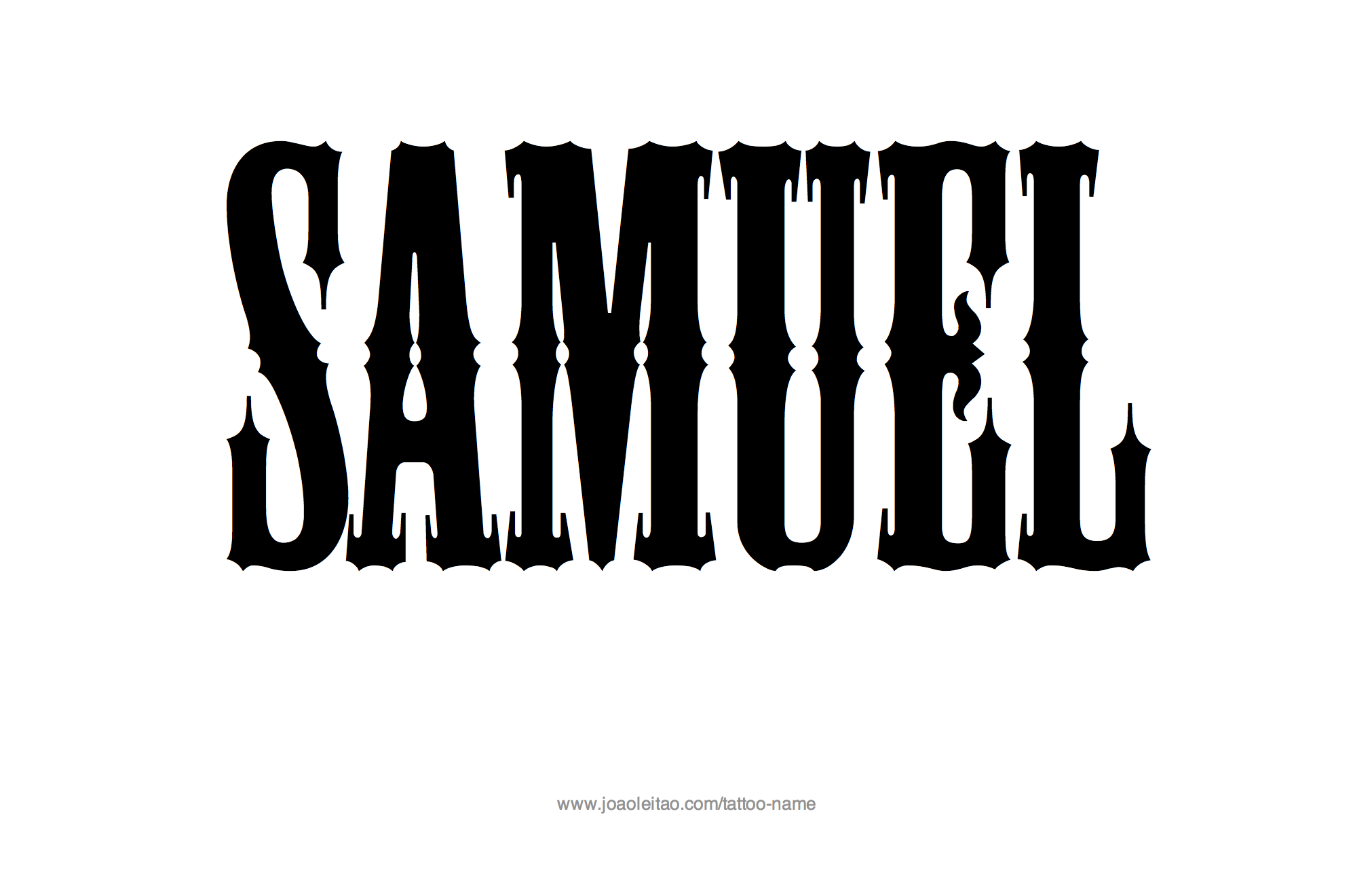 Tattoo Design Name Samuel 