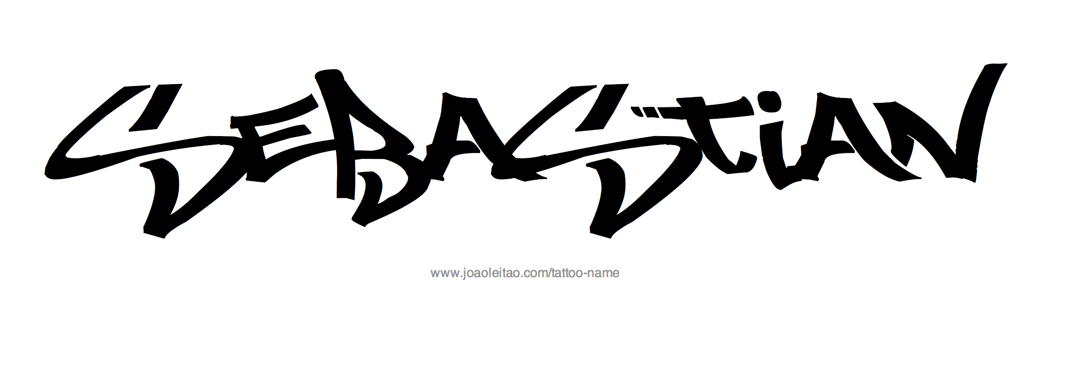 Tattoo Design Name Sebastian 