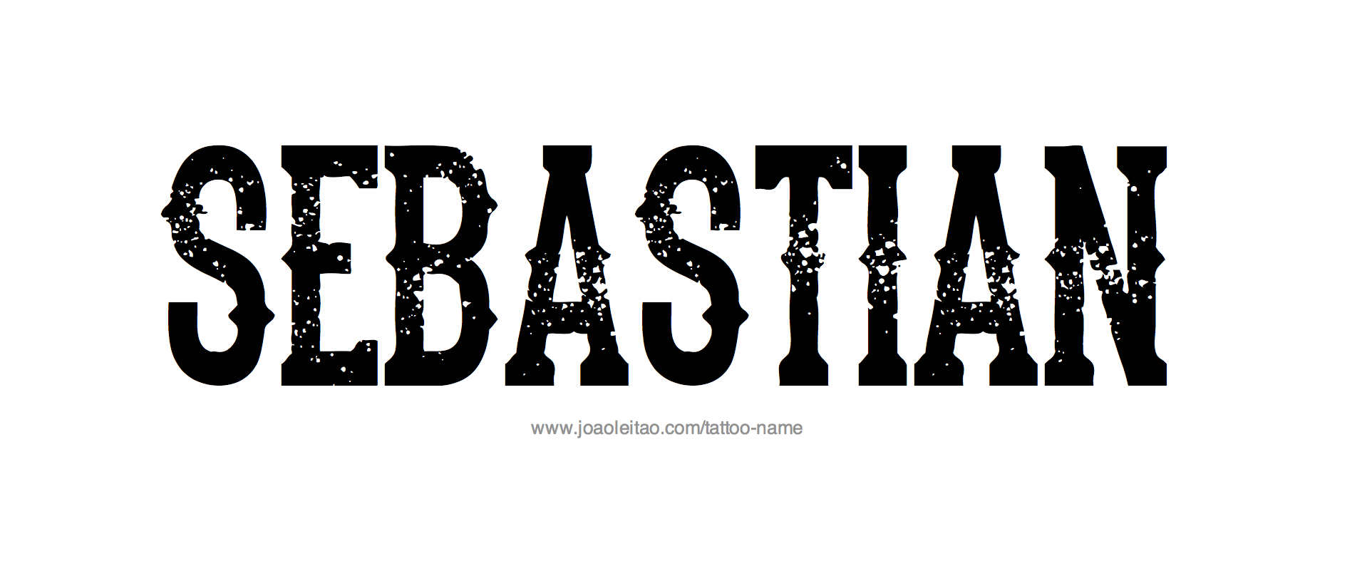 Tattoo Design Name Sebastian 