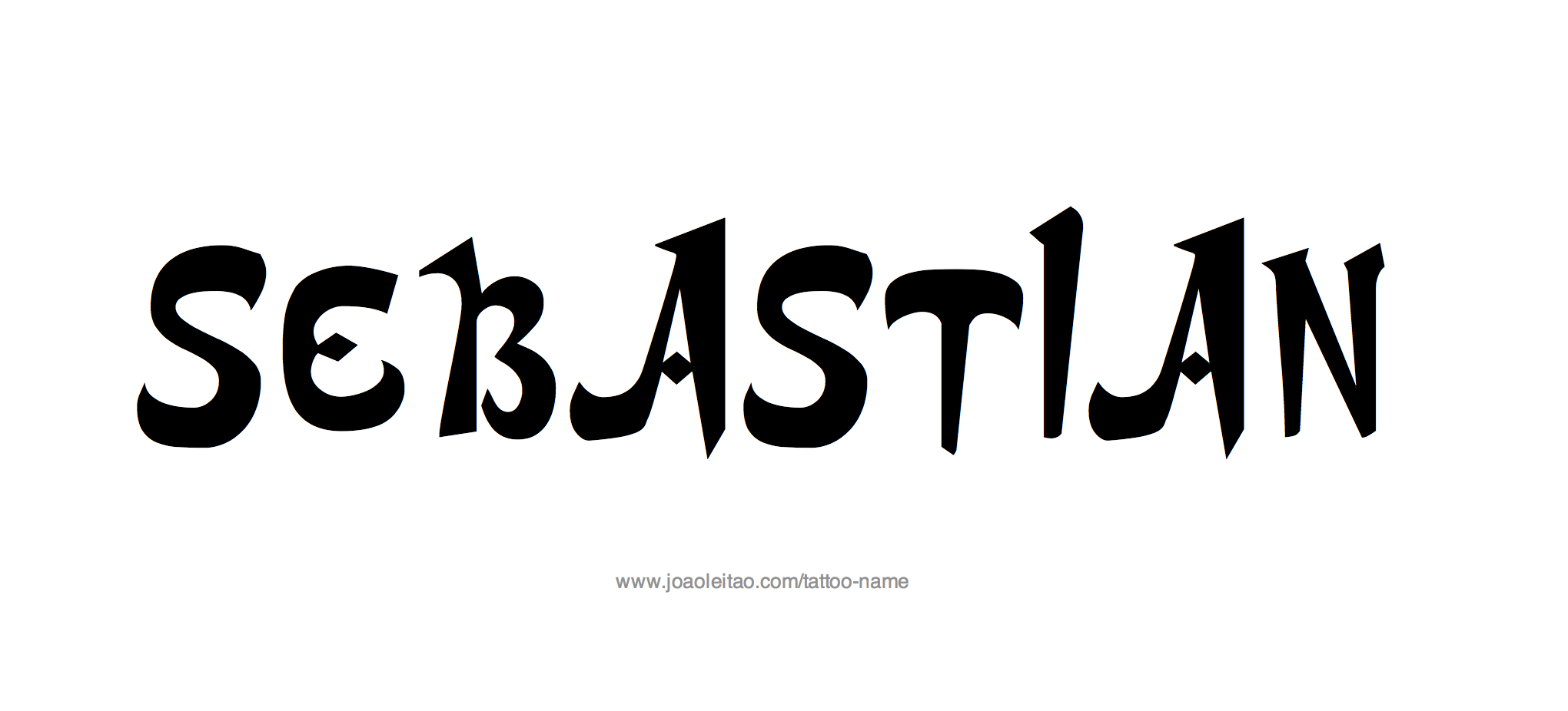 Tattoo Design Name Sebastian 