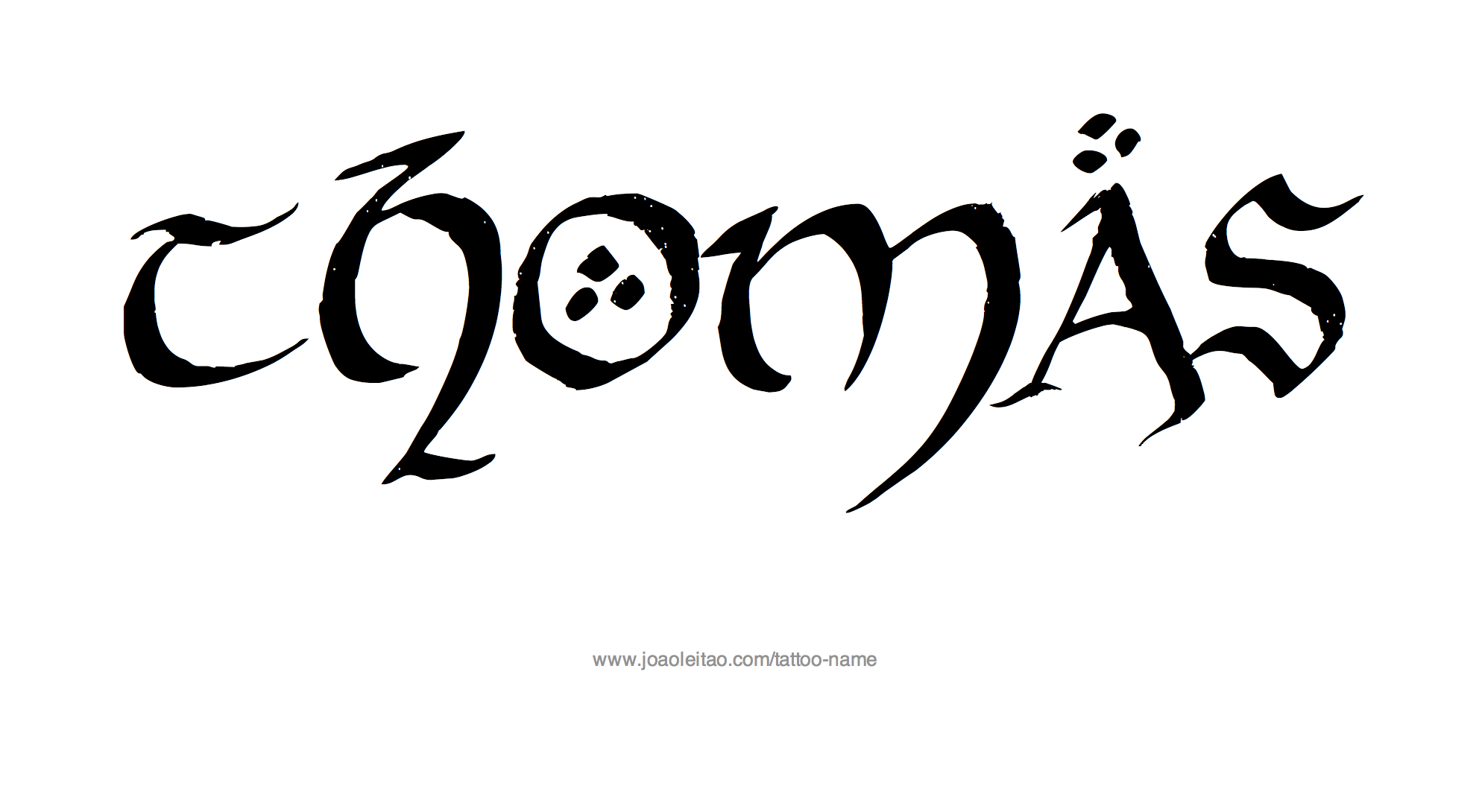 Tattoo Design Name Thomas 