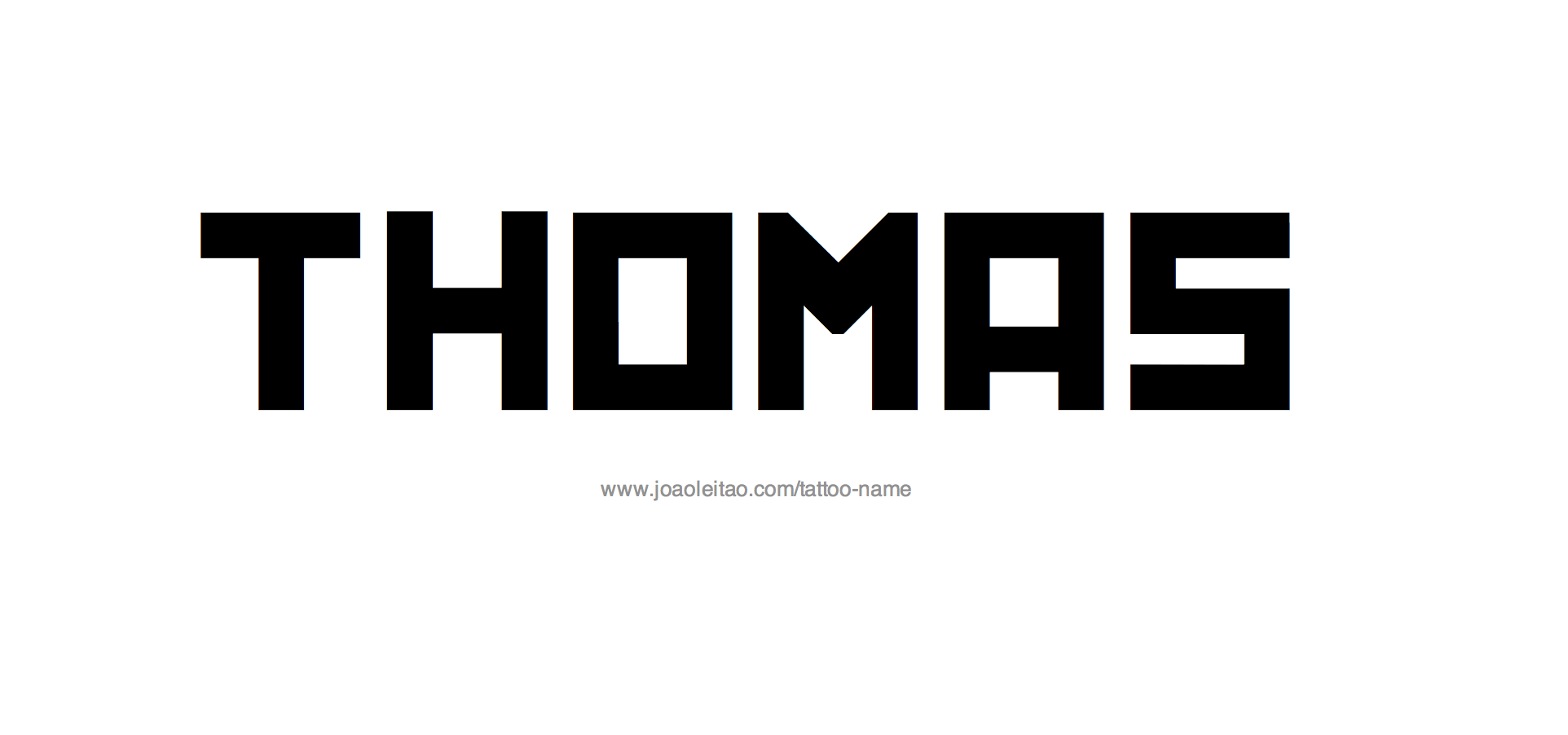 Tattoo Design Name Thomas 