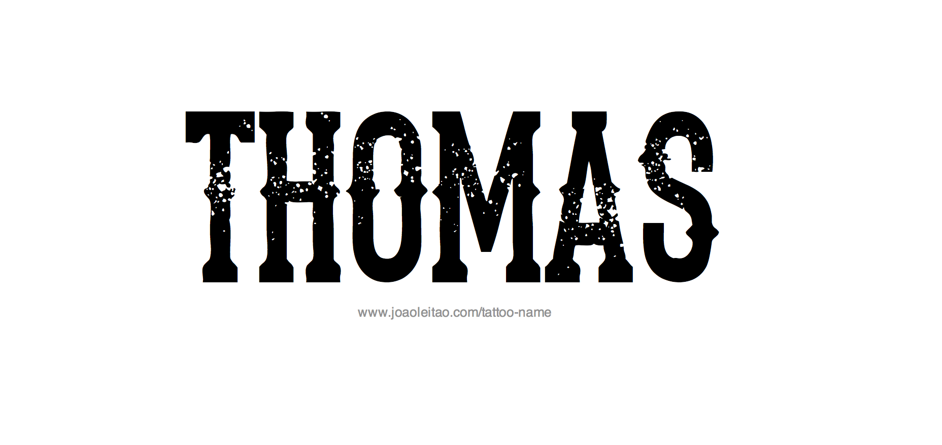 Tattoo Design Name Thomas 