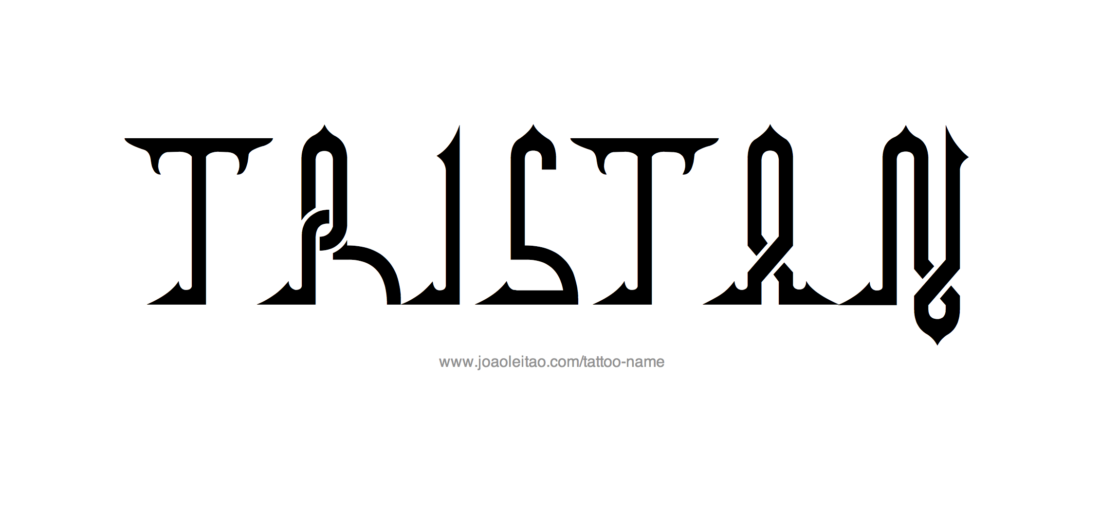 Tattoo Design Name Tristan 