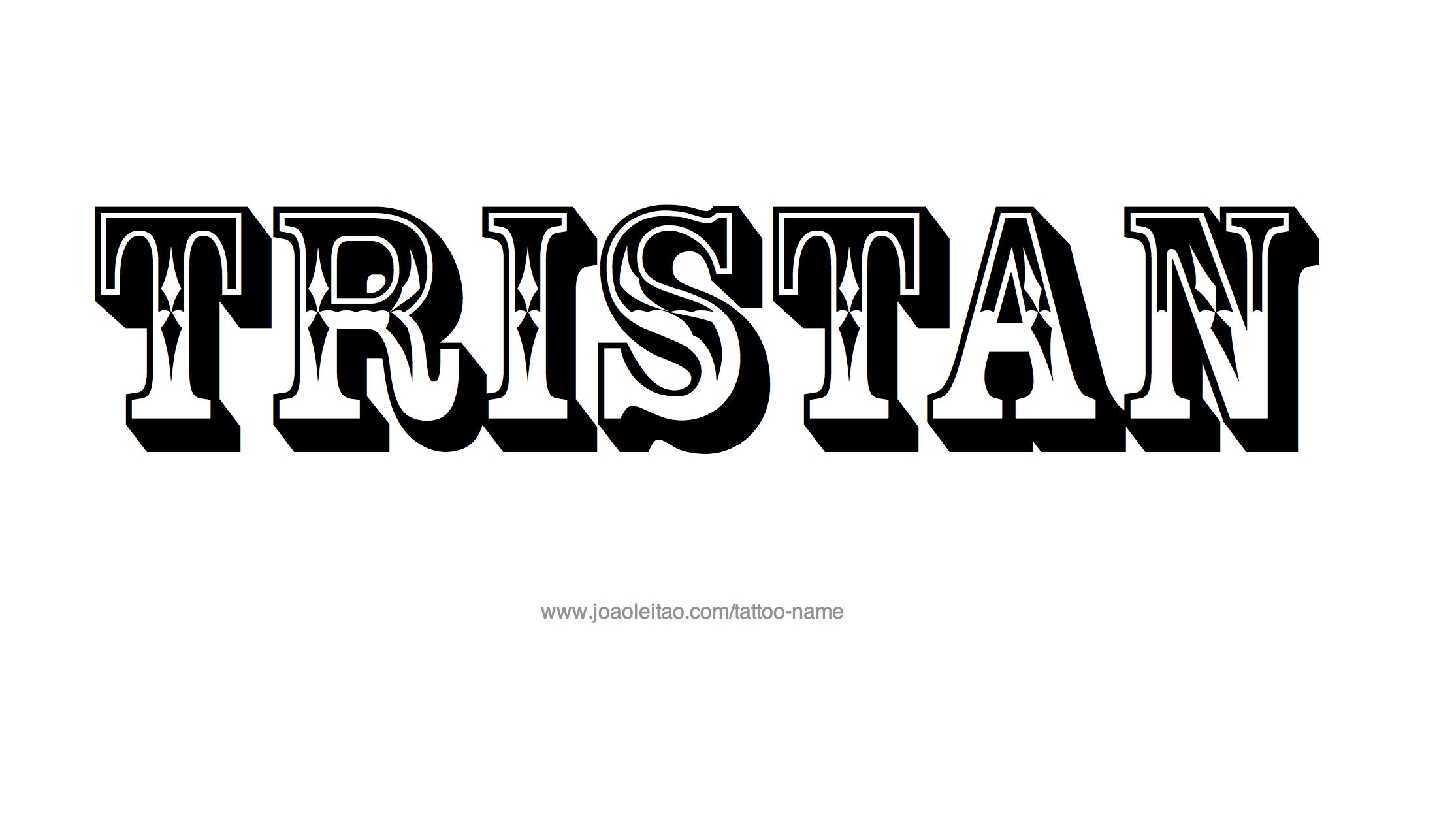 Tattoo Design Name Tristan 