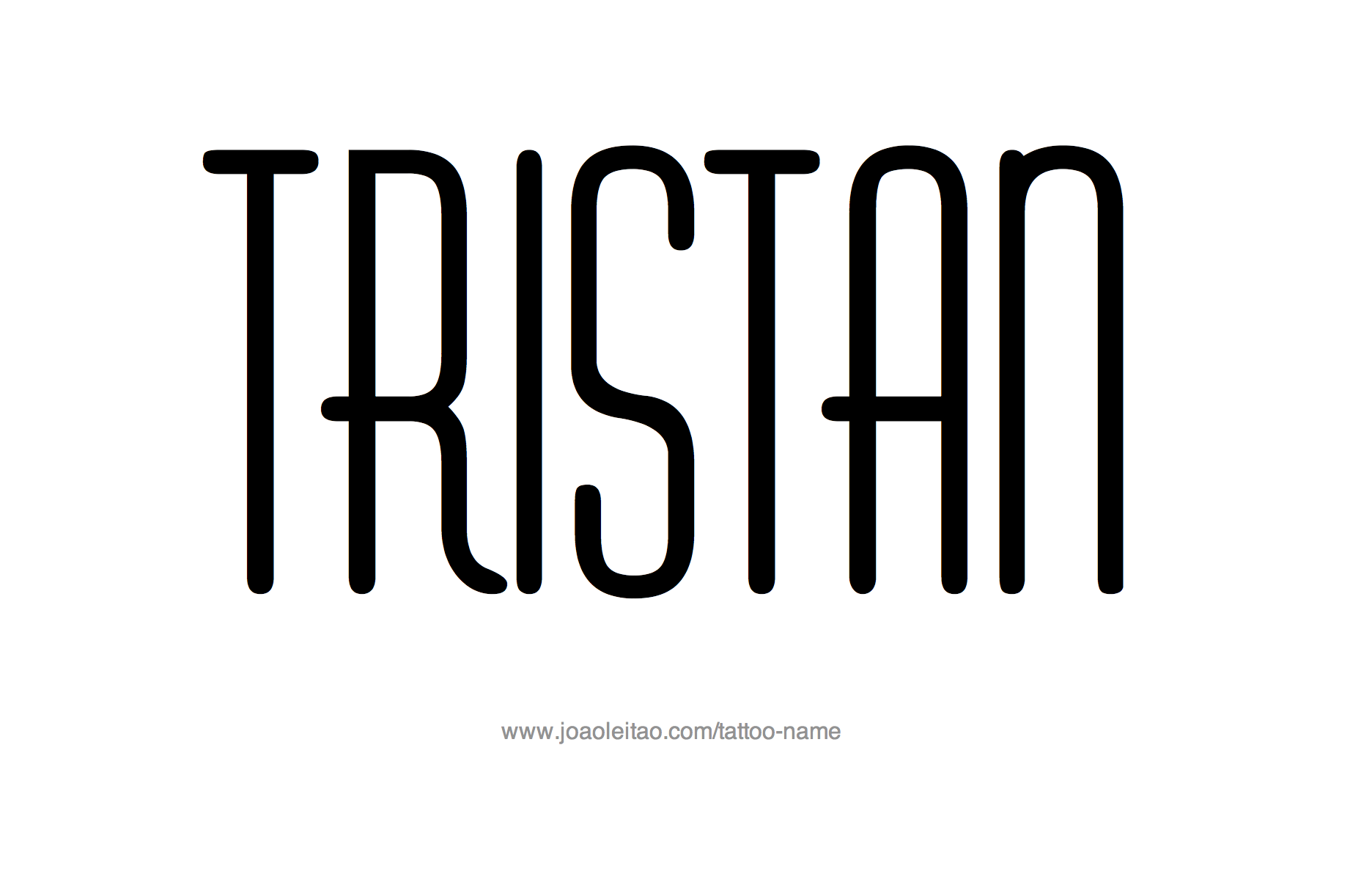 Tattoo Design Name Tristan 