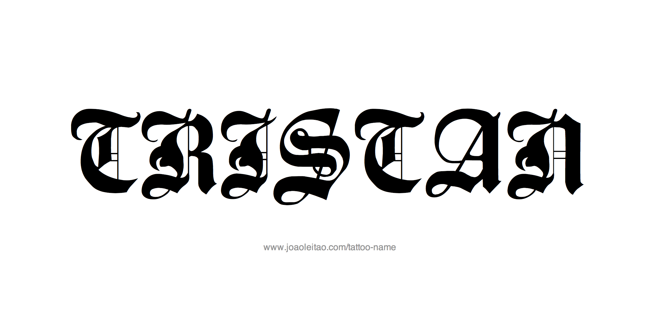 Tattoo Design Name Tristan 