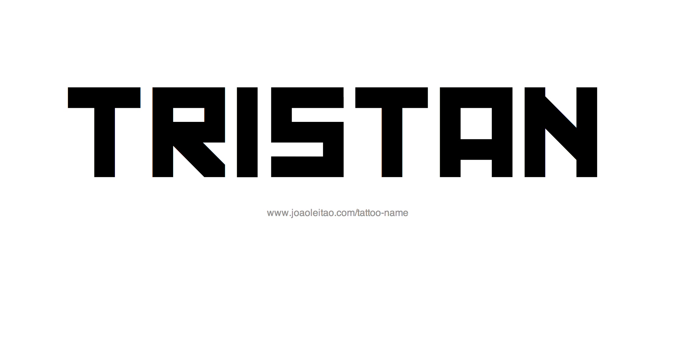 Tattoo Design Name Tristan 