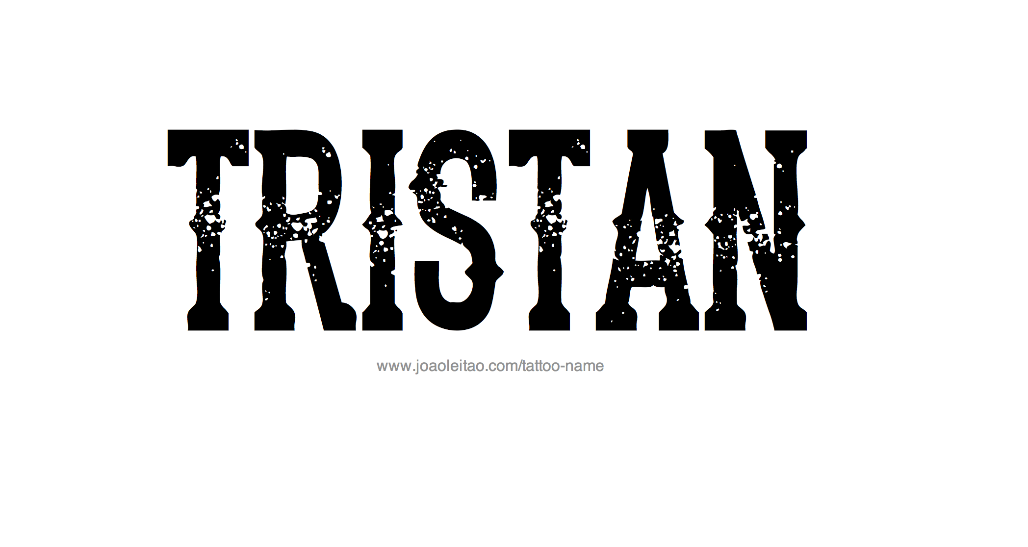 Tattoo Design Name Tristan 