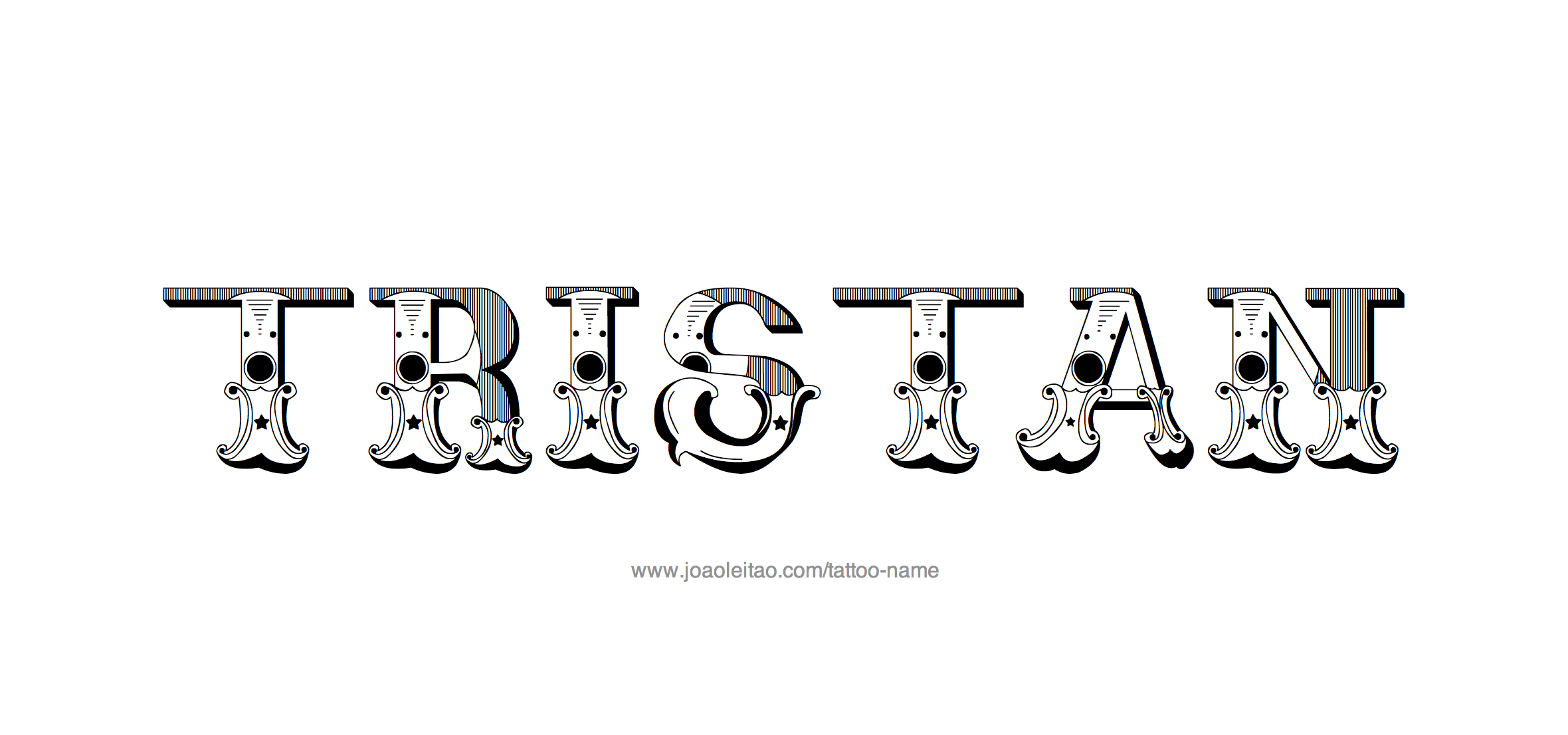 Tattoo Design Name Tristan 