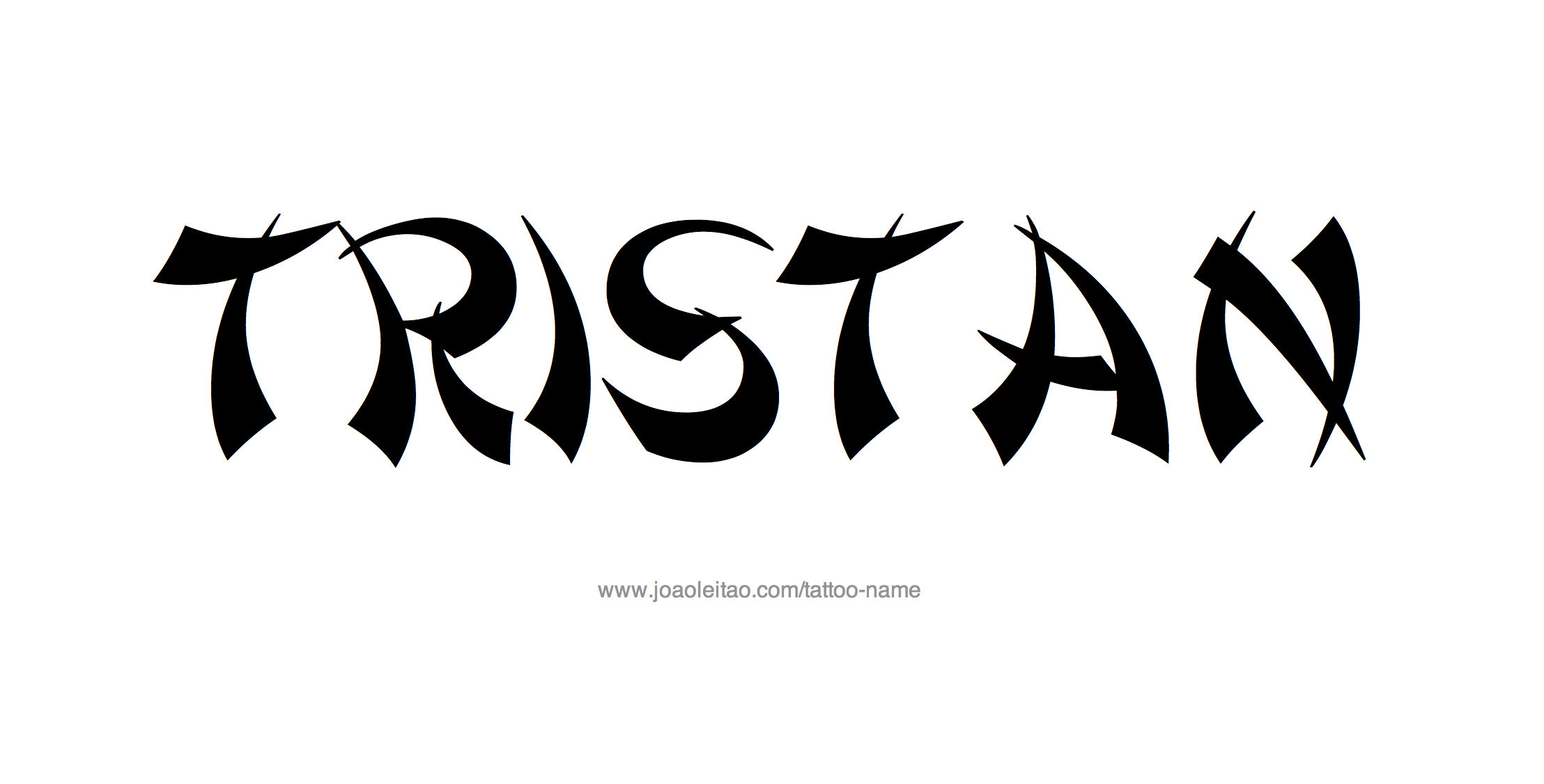 Tattoo Design Name Tristan 