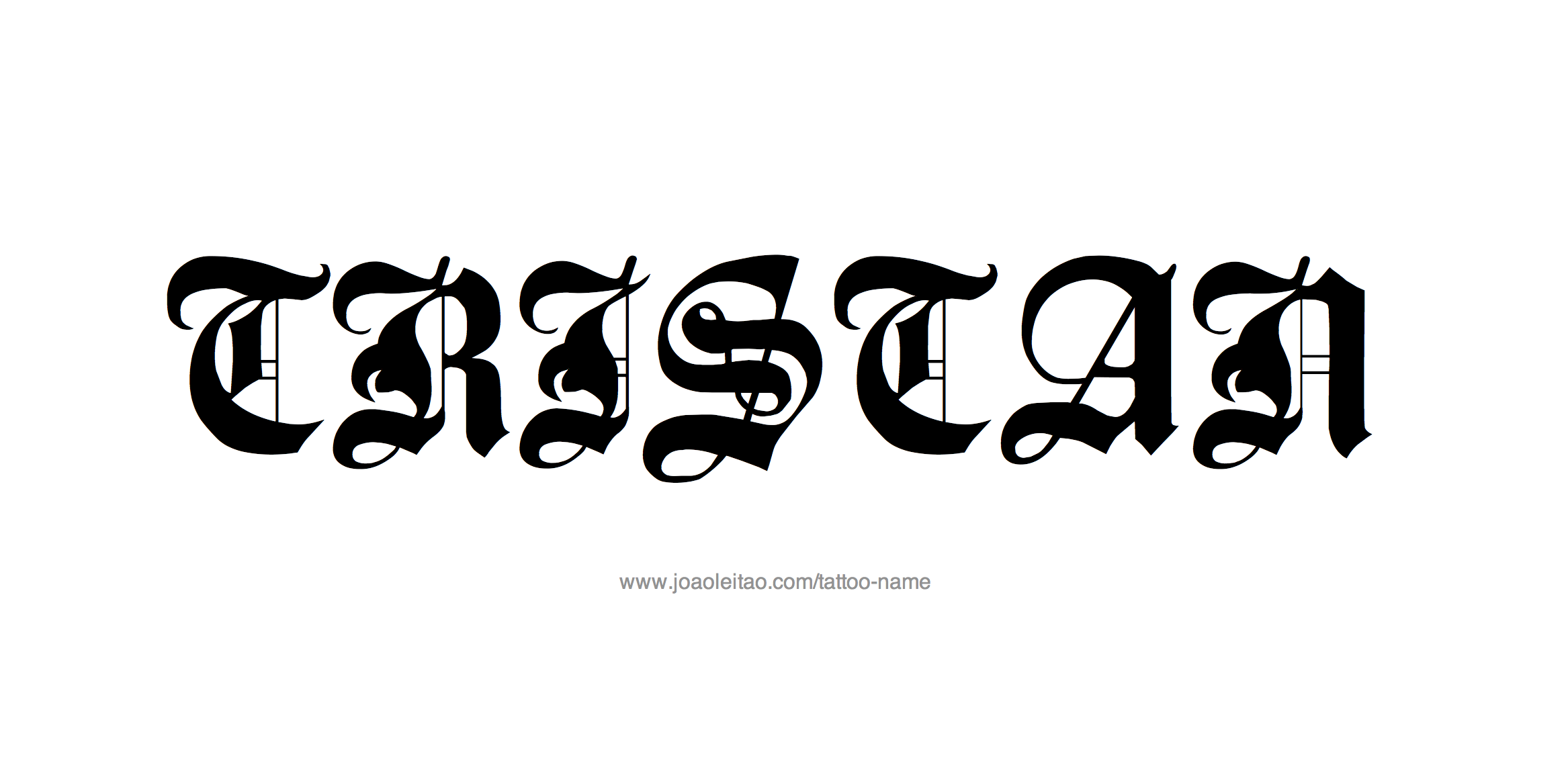 Tristan Name Tattoo Designs