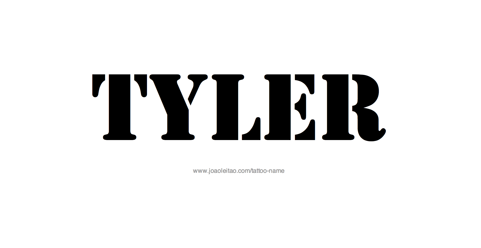 Tattoo Design Name Tyler 