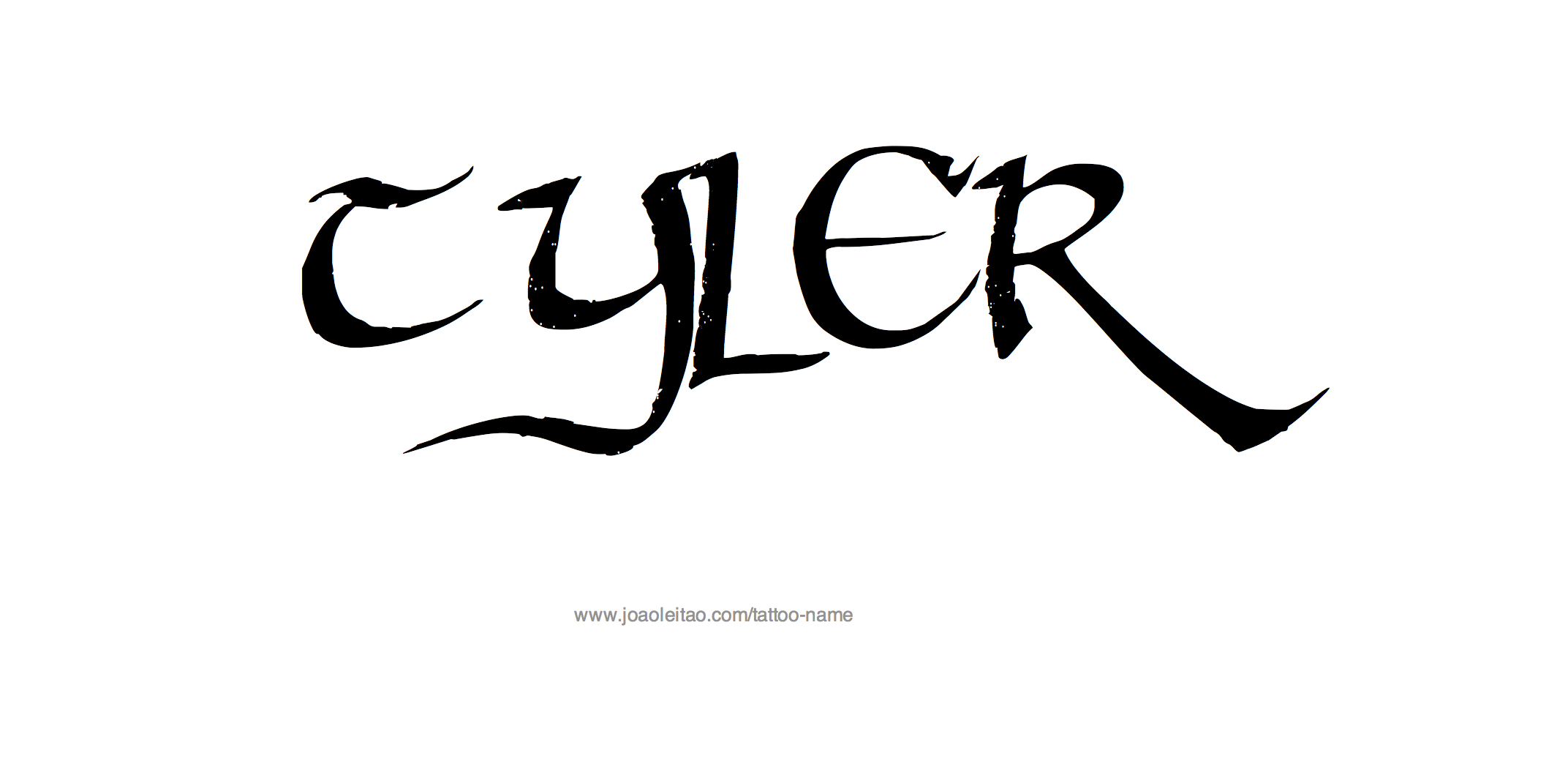 Tattoo Design Name Tyler 