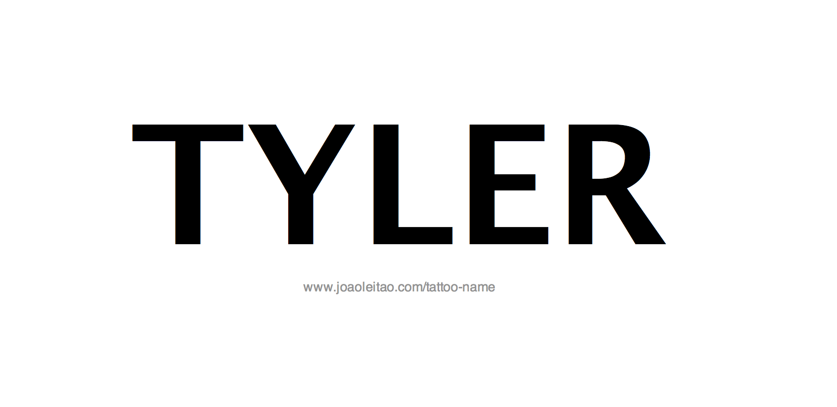 Tattoo Design Name Tyler 