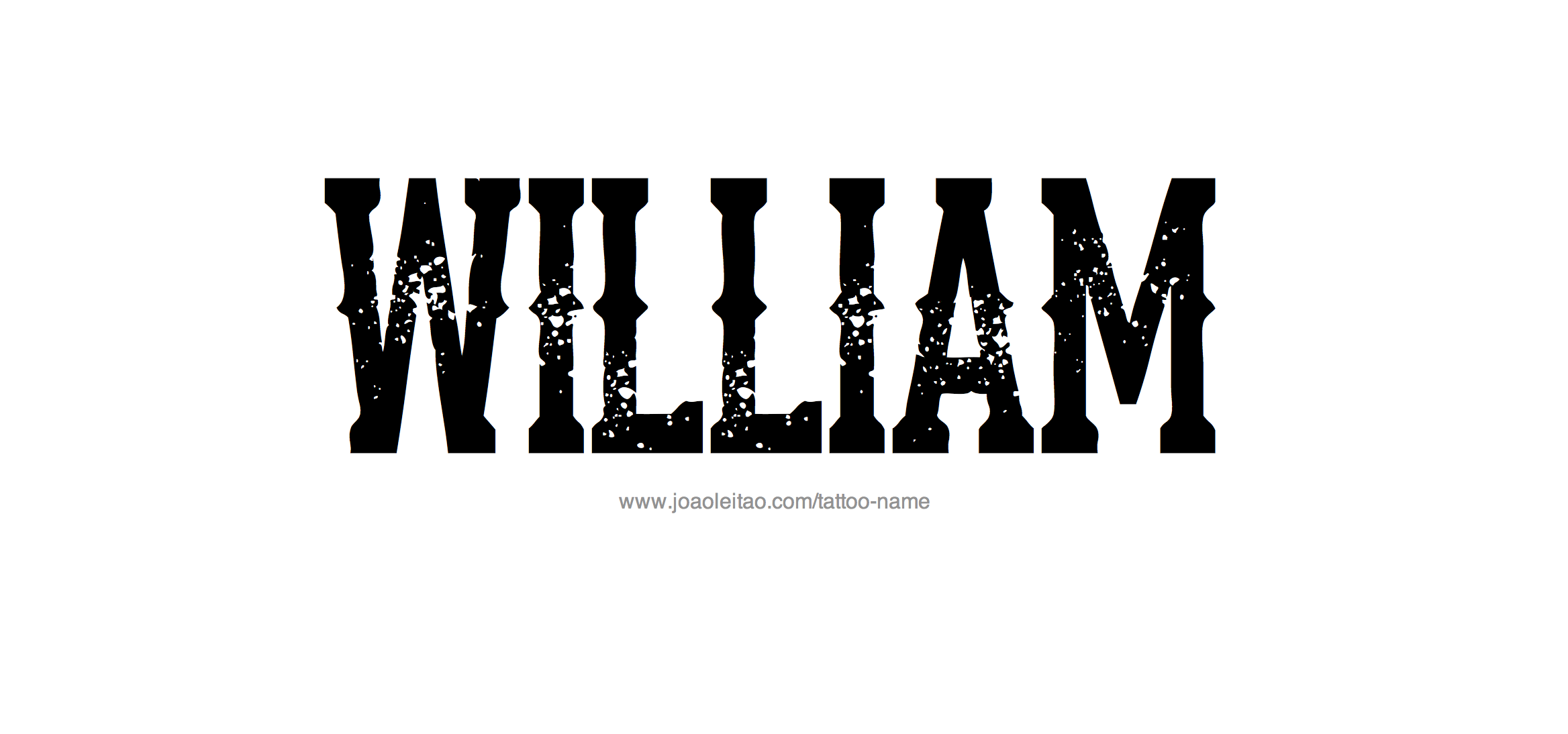 Tattoo Design Name William 