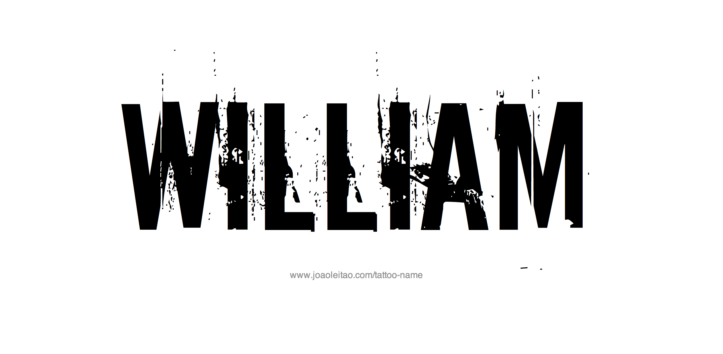 Tattoo Design Name William 