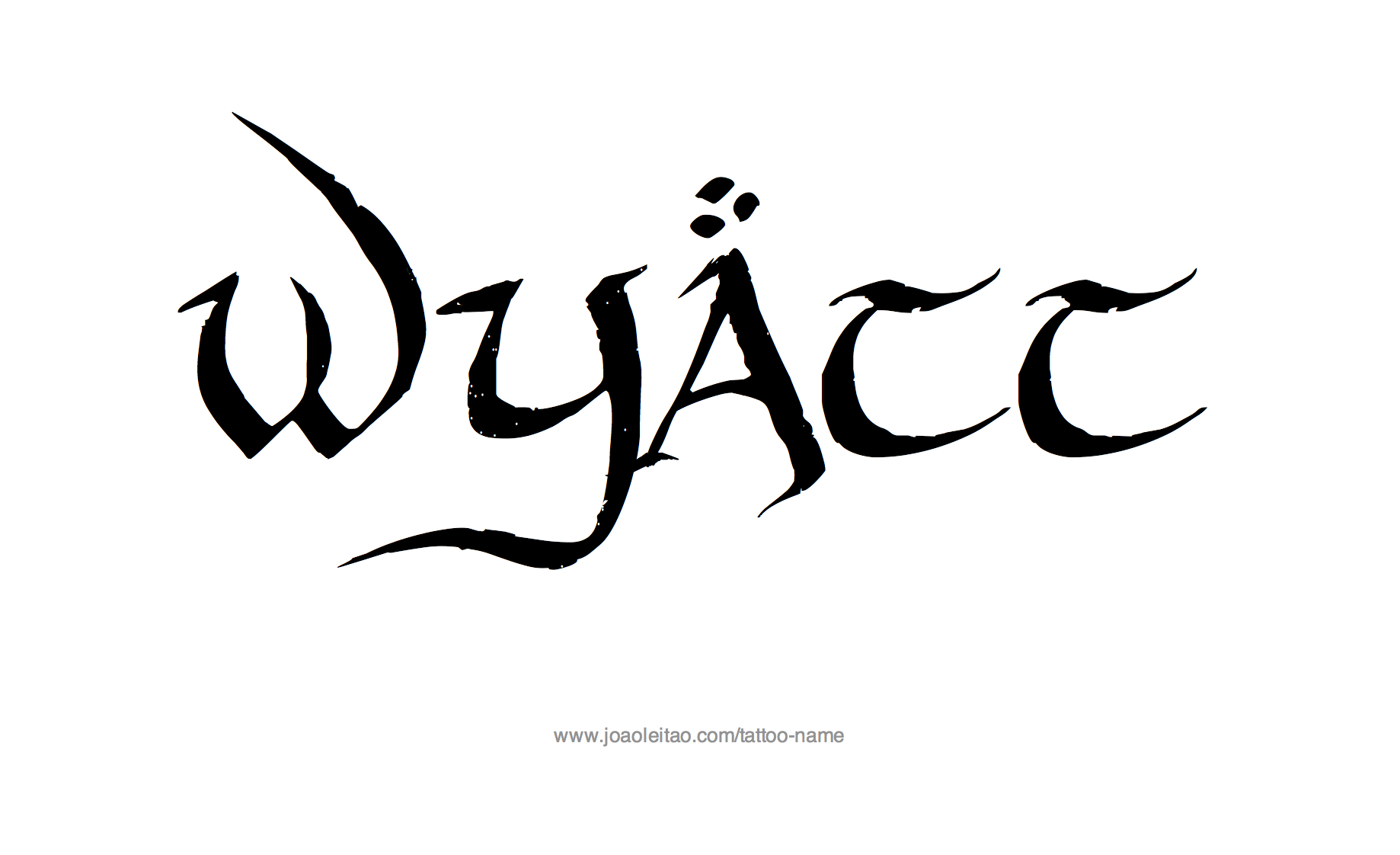 Tattoo Design Name Wyatt 