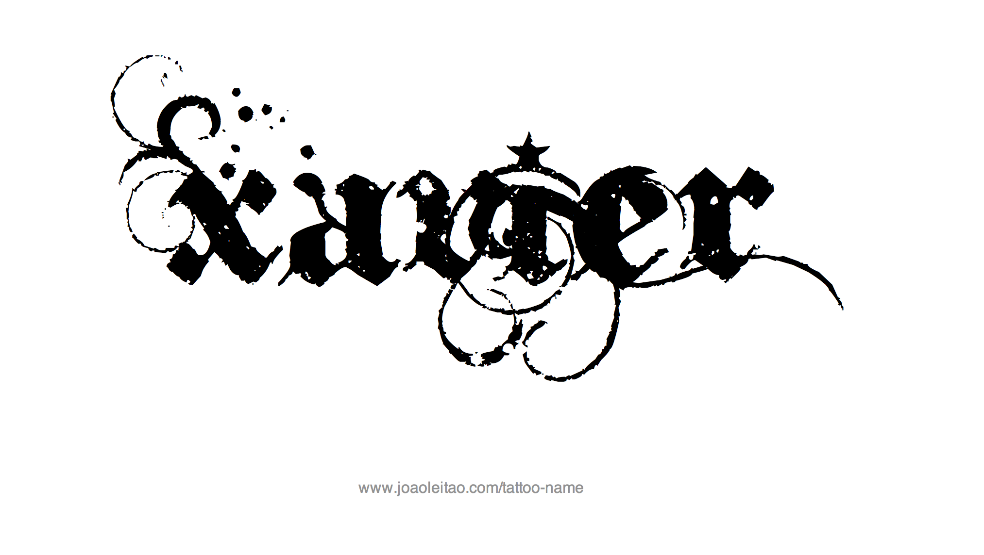 Tattoo Design Name Xavier 