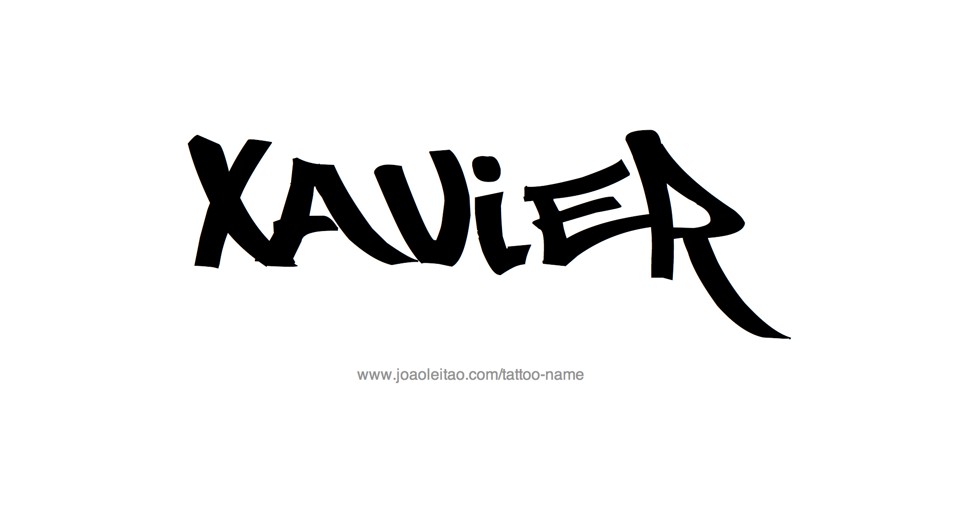 Tattoo Design Name Xavier 